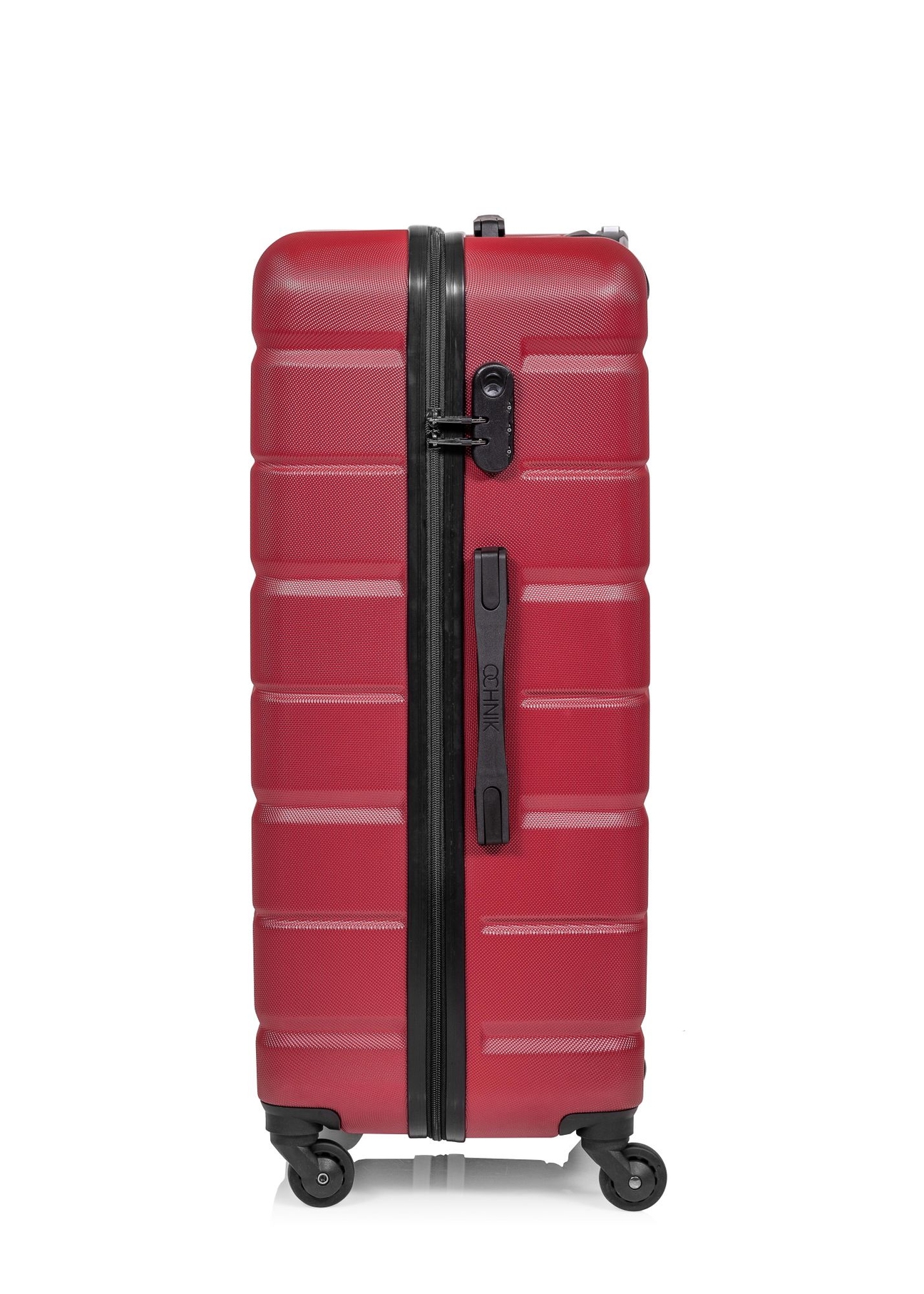 Veľký kufor na kolieskach WALAB-0067-4D-28(W26), bočný pohľad na produkt na bielom pozadí.