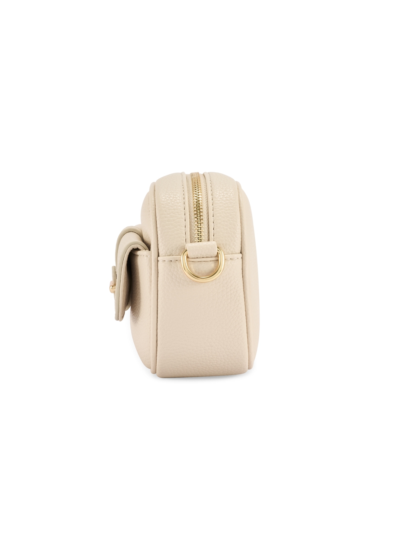 Malá krémová dámska kabelka TOREC-1174-0B(W26)