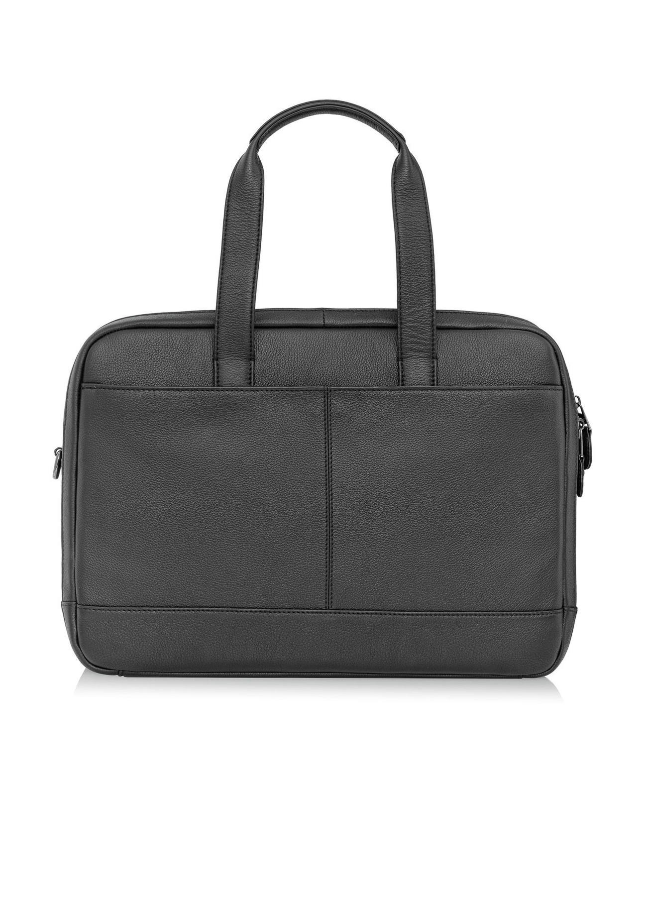 Čierna kožená pánska taška TORMS-0020R-99(W25)-05