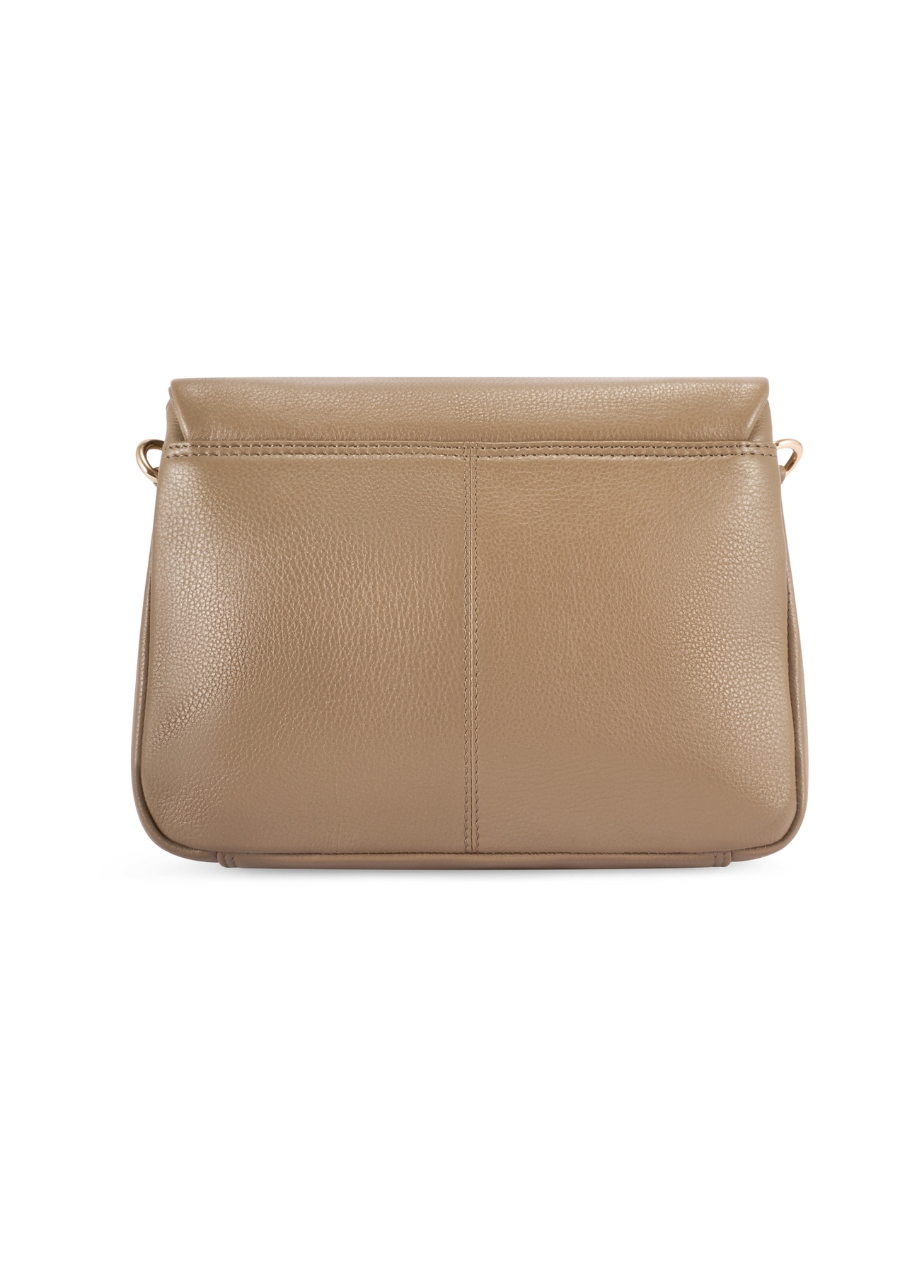 Dámska kožená kabelka tmavo béžovej farby TORES-0911F-1K(W26)