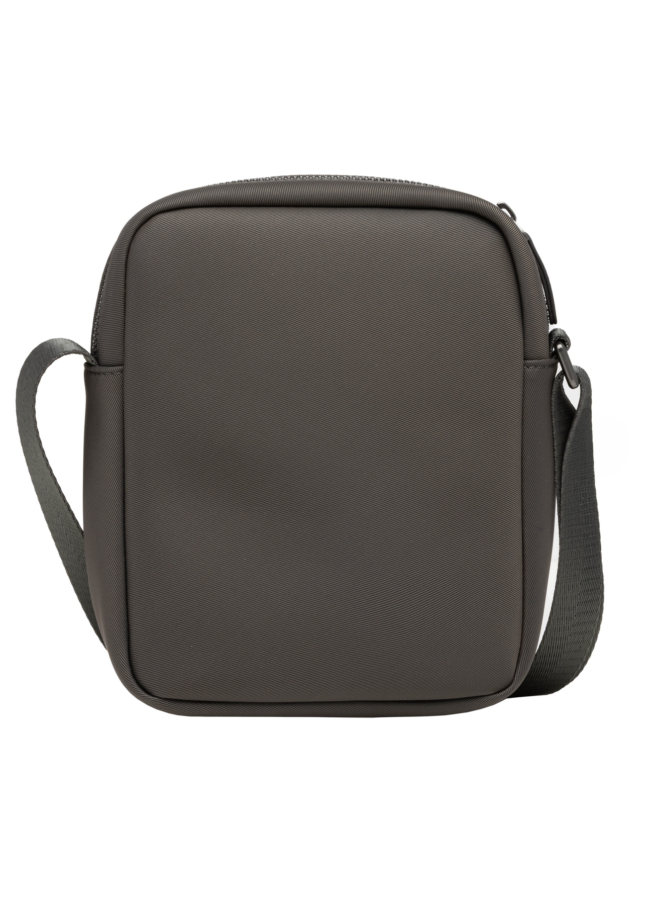 Pánska mestská crossbody kabelka TORMN-0437-8B(Z26), pohľad zozadu na produkt na bielom pozadí.