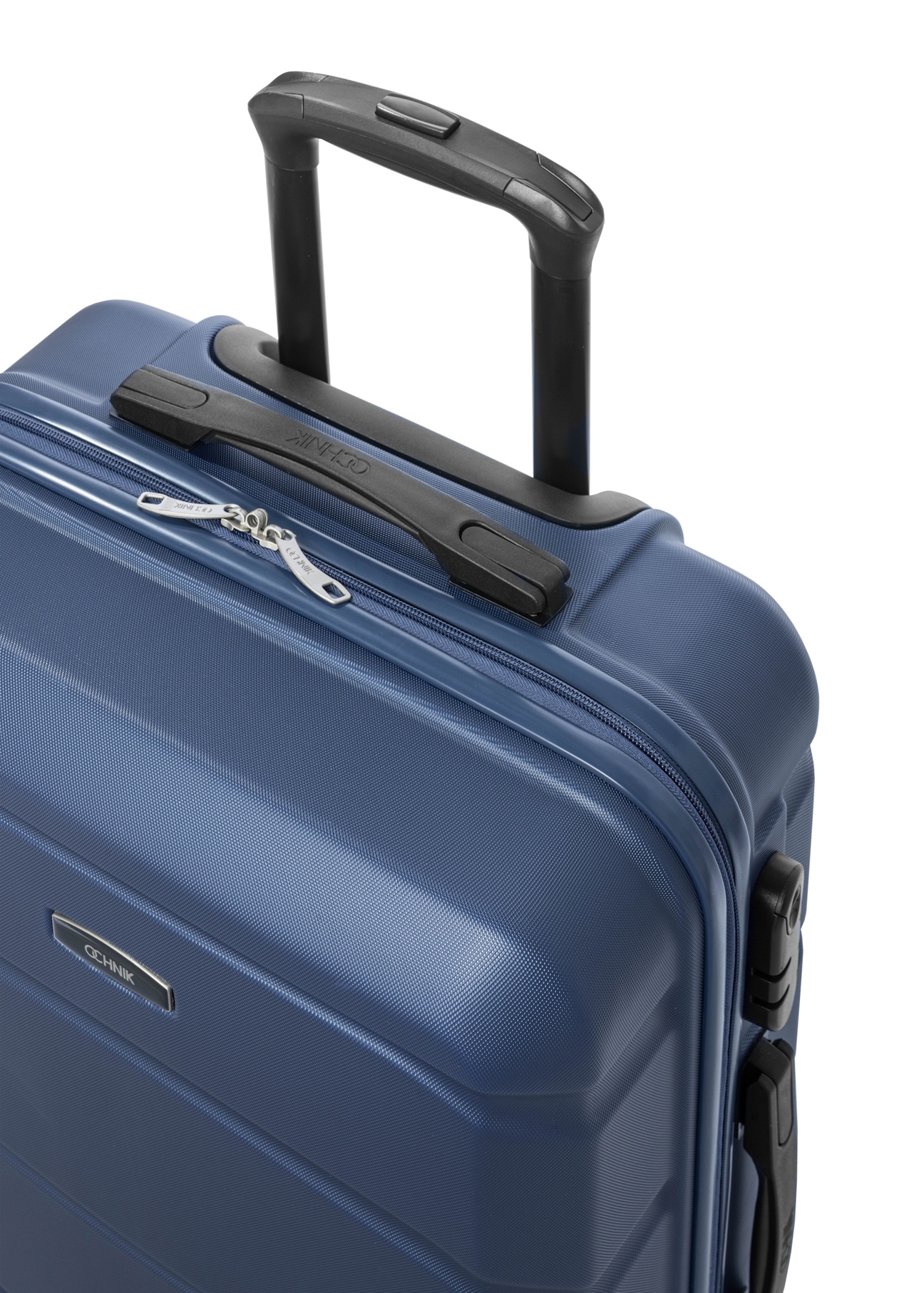 Malý kufor na kolieskach WALAB-0077-7D-19(W26), detailný záber na rukoväť produktu na bielom pozadí.