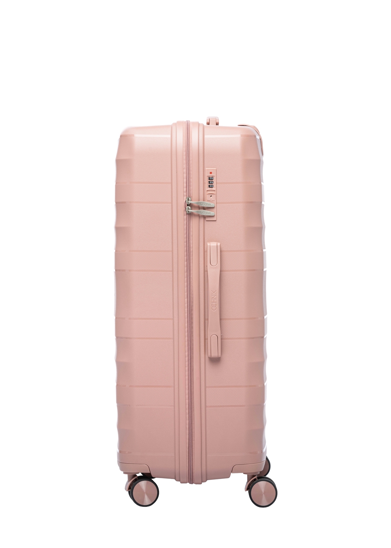 Veľký kufor na kolieskach WALPP-0024-5B-28(W26), pohľad na produkt zboku na bielom pozadí.