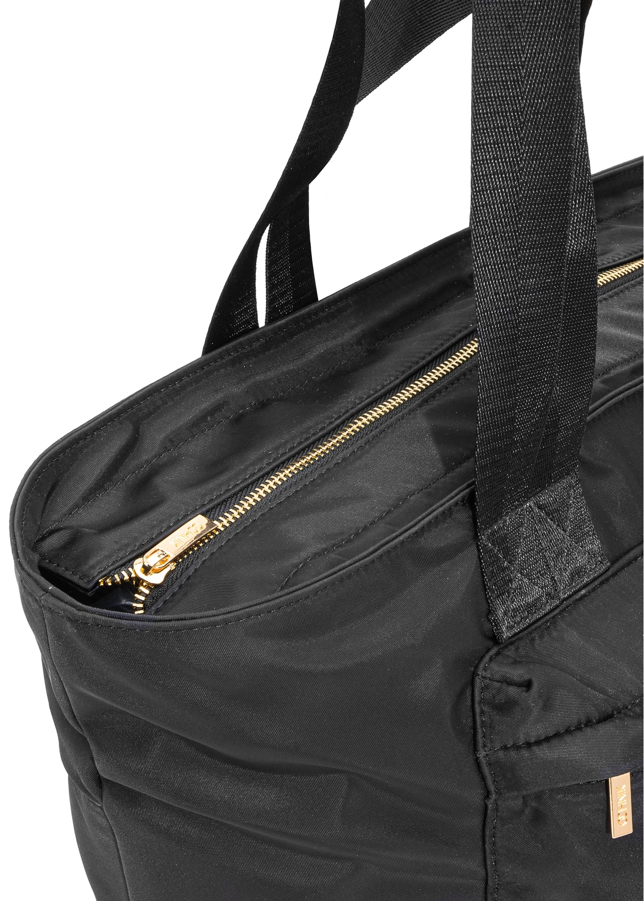 Čierna veľká shopper kabelka TOREN-0325-99(Z25)
