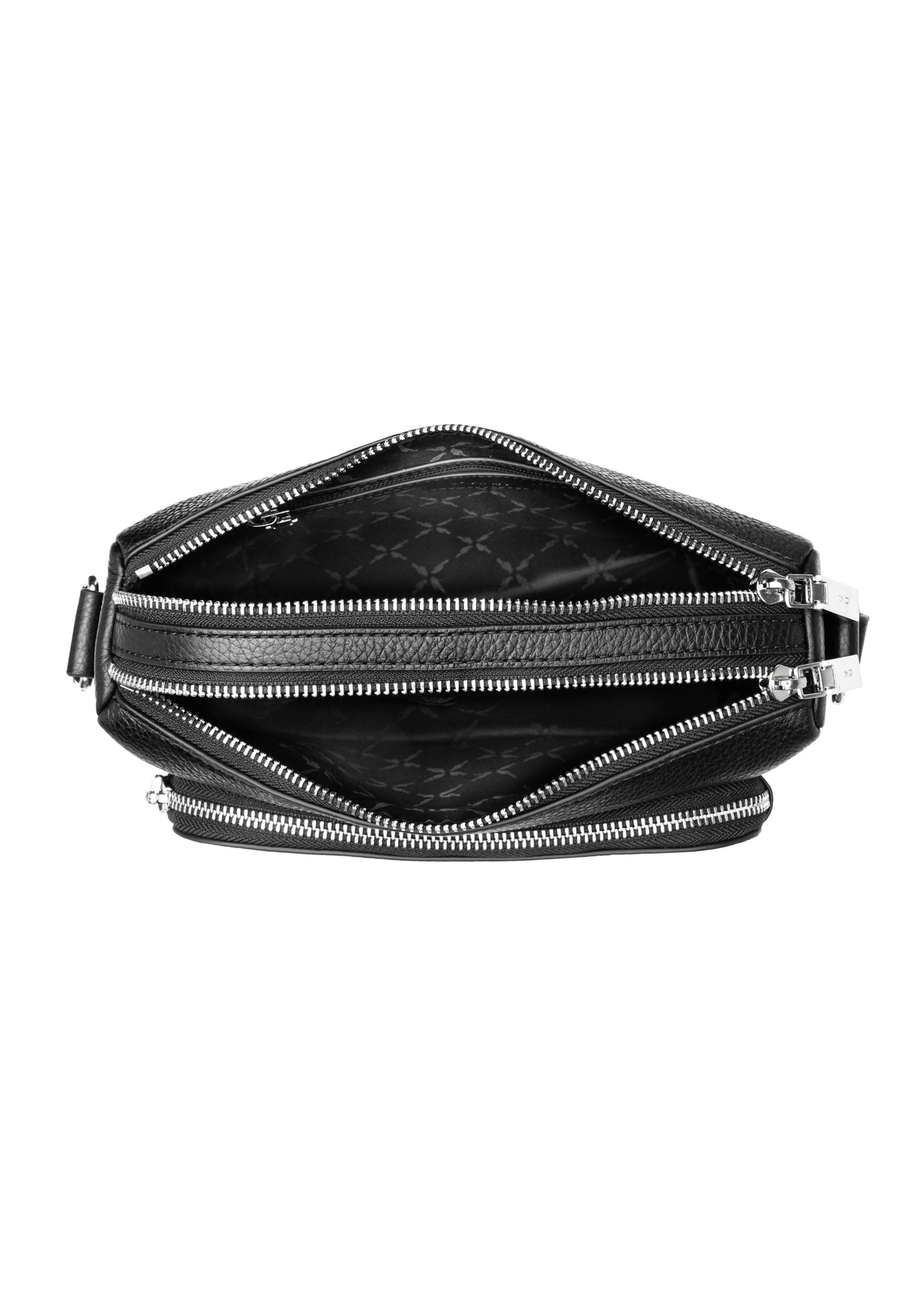 Dámska kožená kabelka čierna TORES-1217-9I(W26)