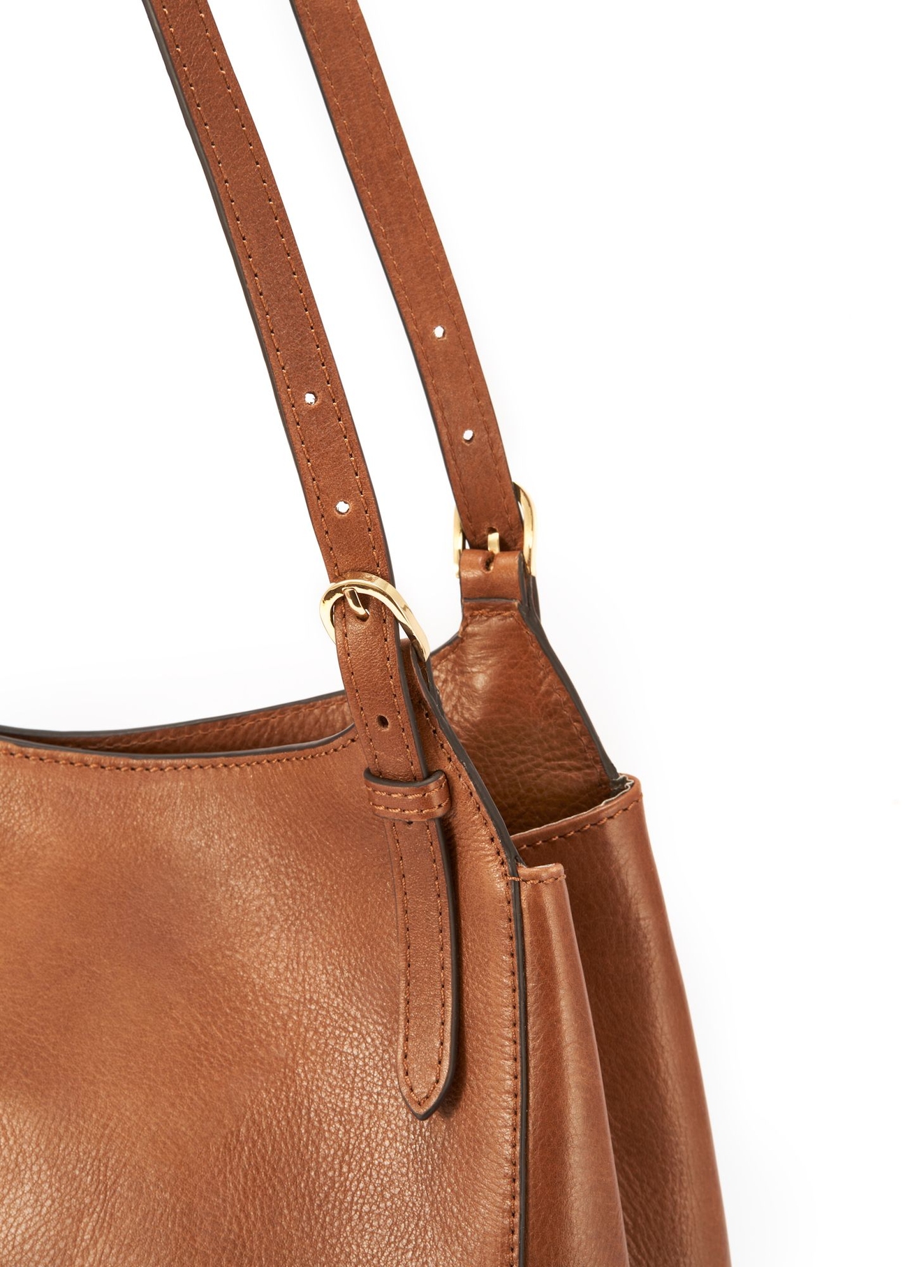 Hnedá kožená dámska kabelka TORES-1106-1F(W26)