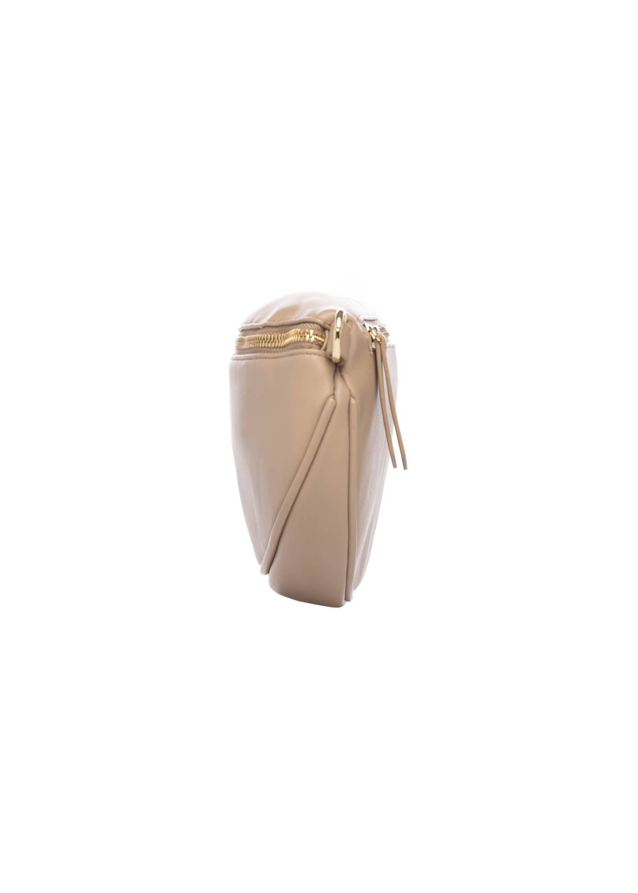 Béžová dámska ľadvinka TOREC-1191-1B(W26), bočný pohľad na produkt na bielom pozadí.