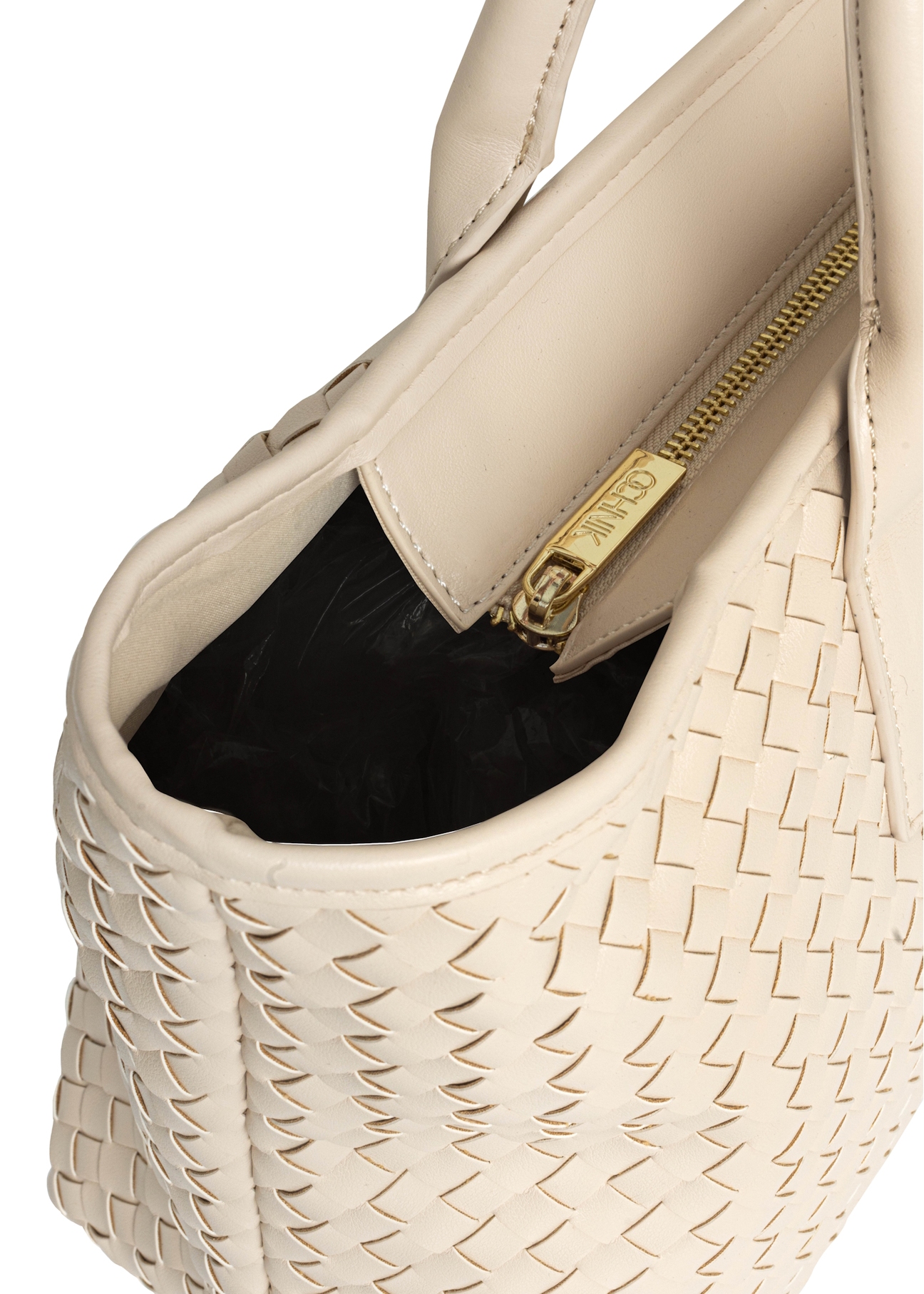 Krémová dámska shopper kabelka TOREC-1008-12(W25)