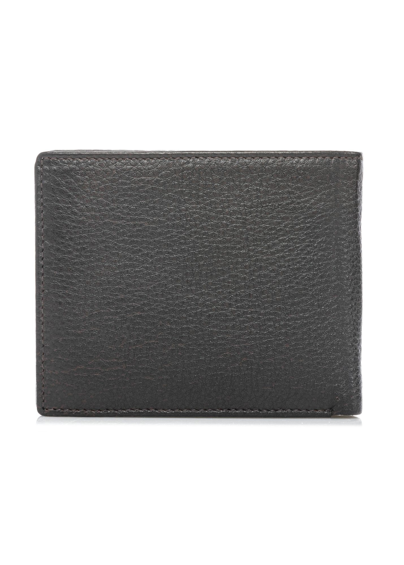 Tmavohnedá malá kožená pánska peňaženka PORMS-0687-1I(W26)