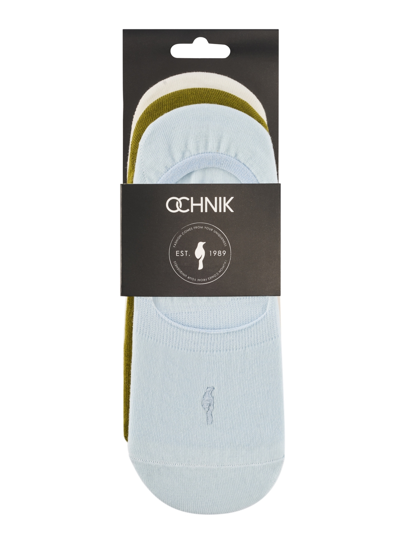 Sada dámskych ponožiek ZESDT-0029-7A(W26) - pohľad na produkt zhora, na bielom pozadí.