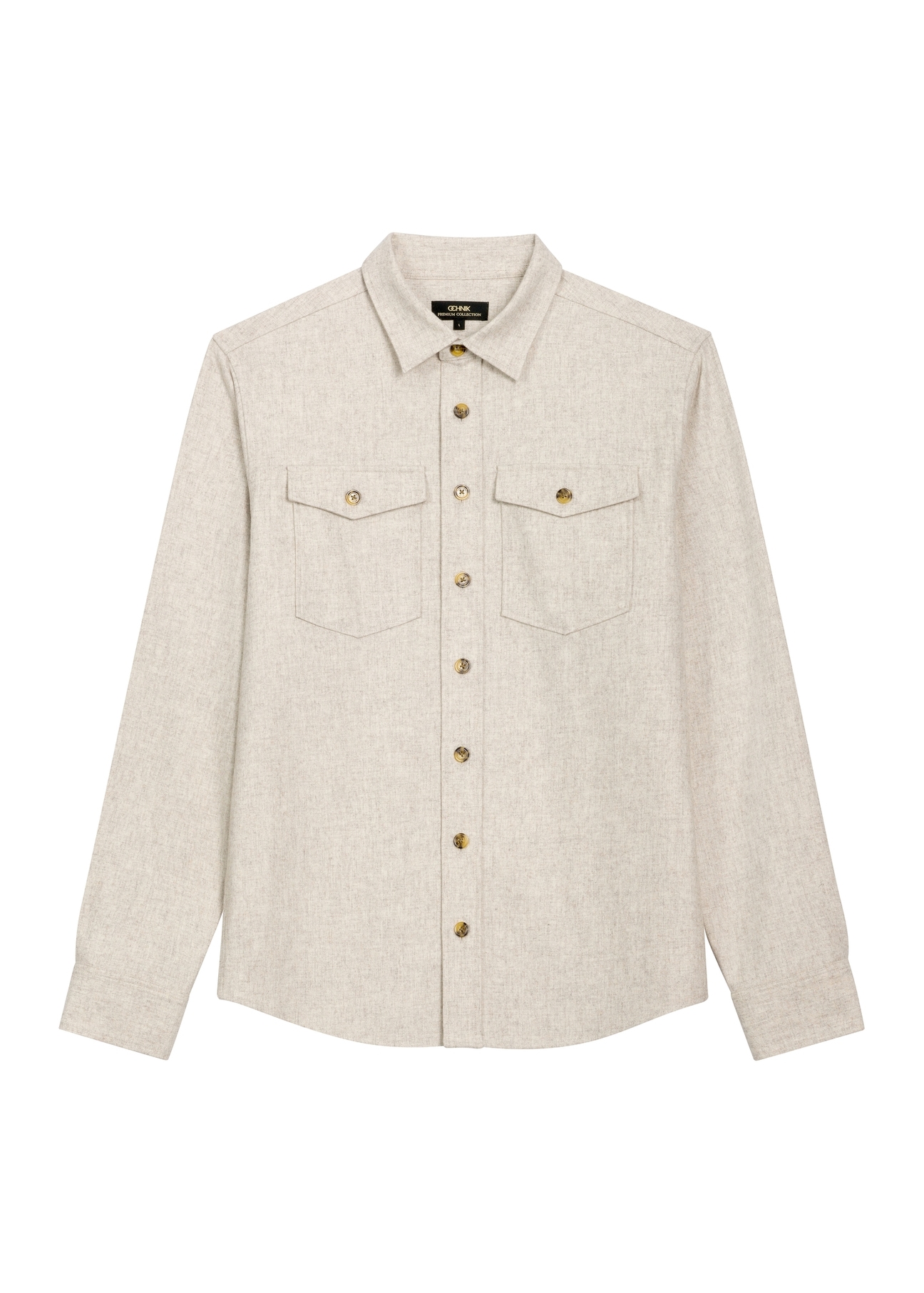 Pánska košeľa oversize s vlnou KOSMT-0373-1A(Z26)