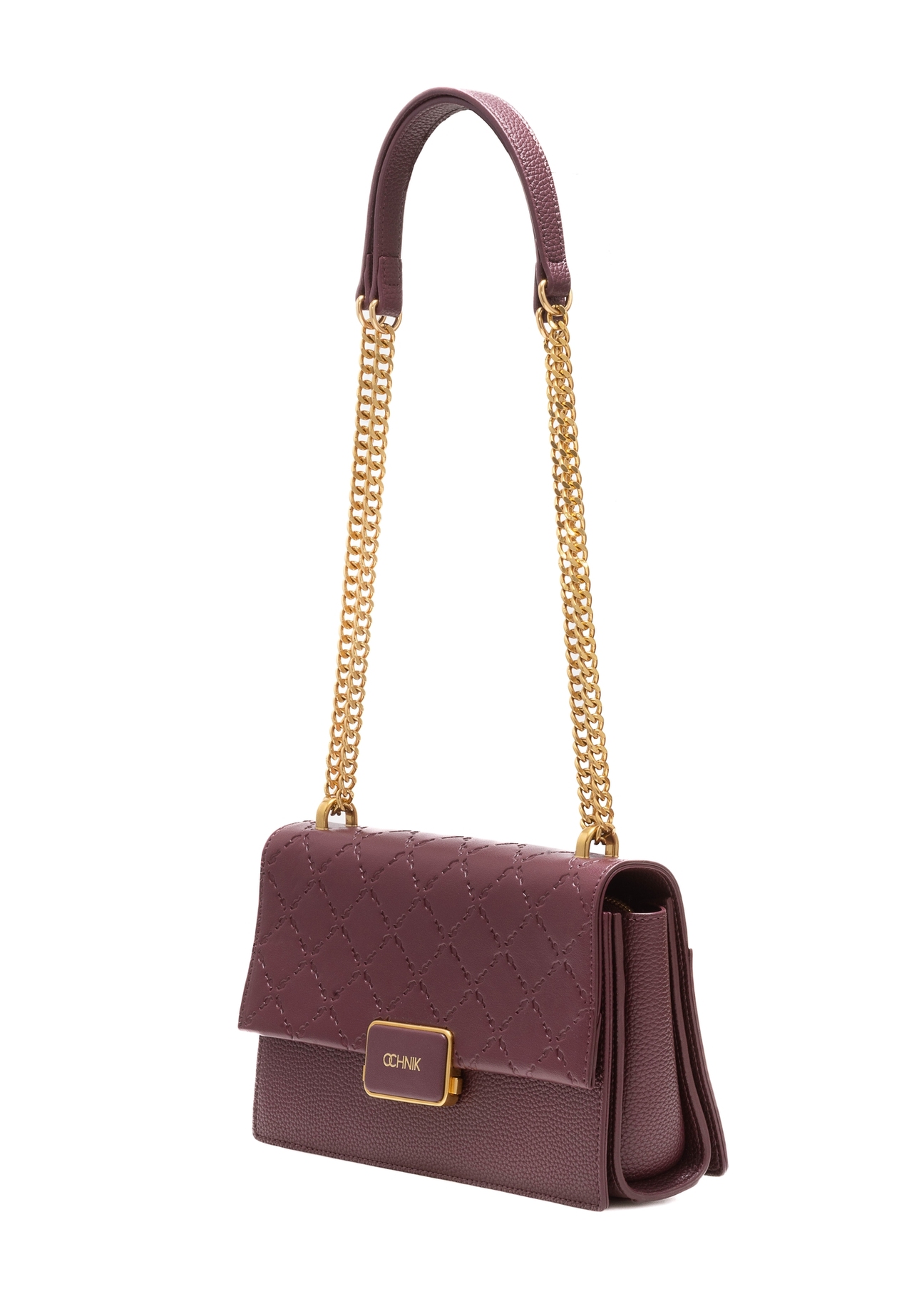 Bordová dámska crossbody kabelka TOREC-0984A-49(Z25)