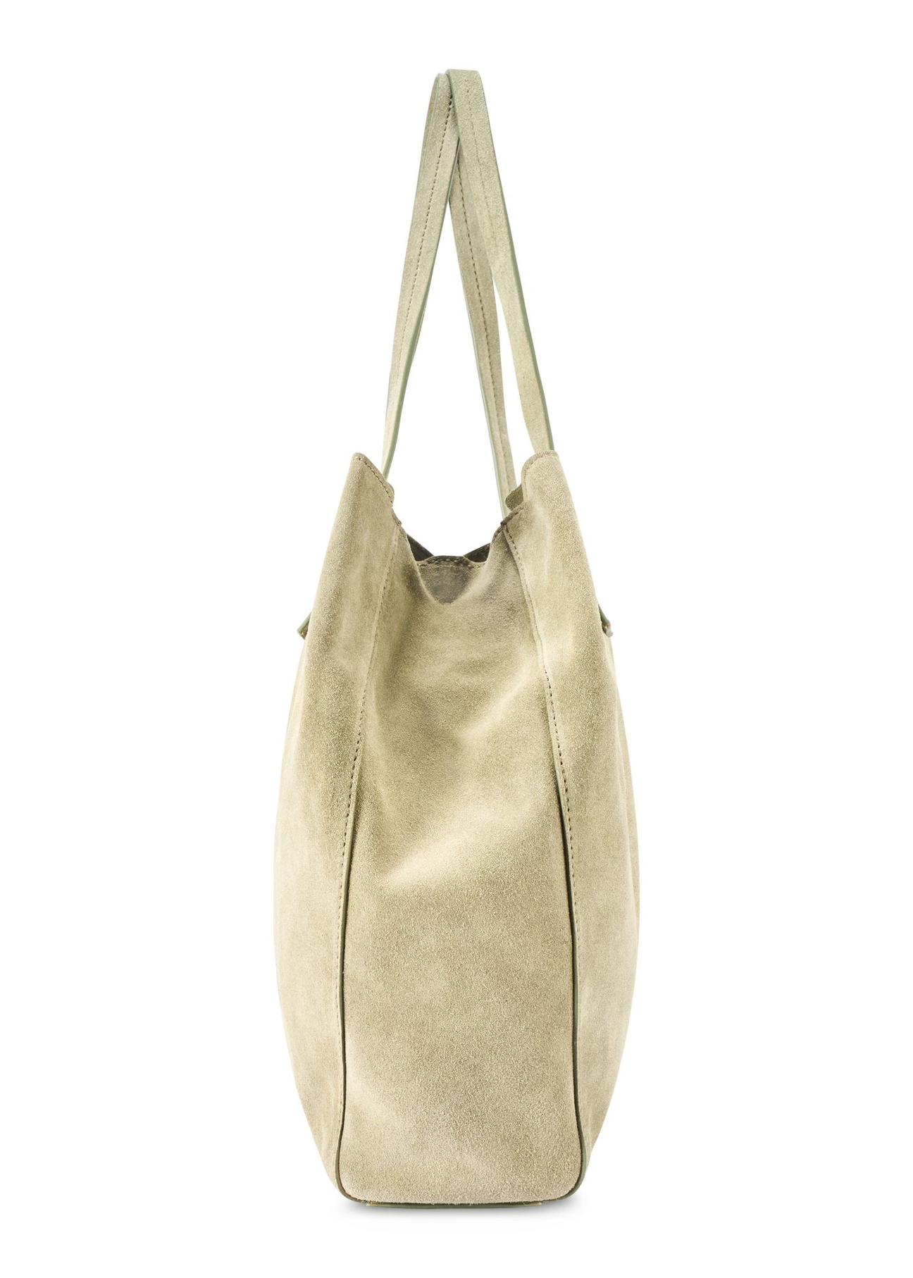 Dámska kožená kabelka TORES-1252-8F(W26) v tmavomodrej farbe - bočný pohľad na produkt, na bielom podklade.