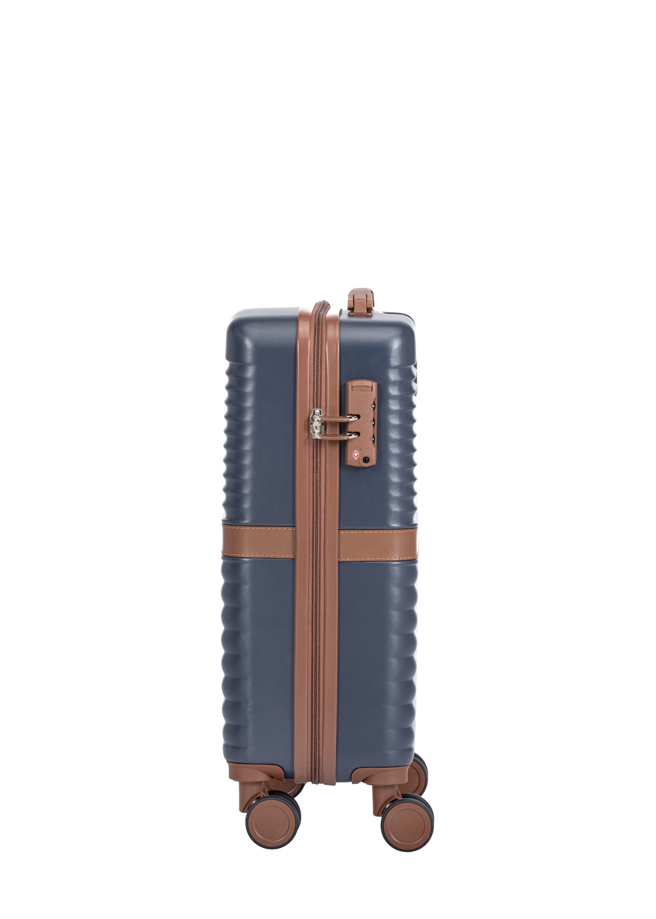 Sada kufrov na kolieskach WALAB-0084-7D(W26) s rozmermi 19''/24''/28'', bočný pohľad na produkt na bielom pozadí.