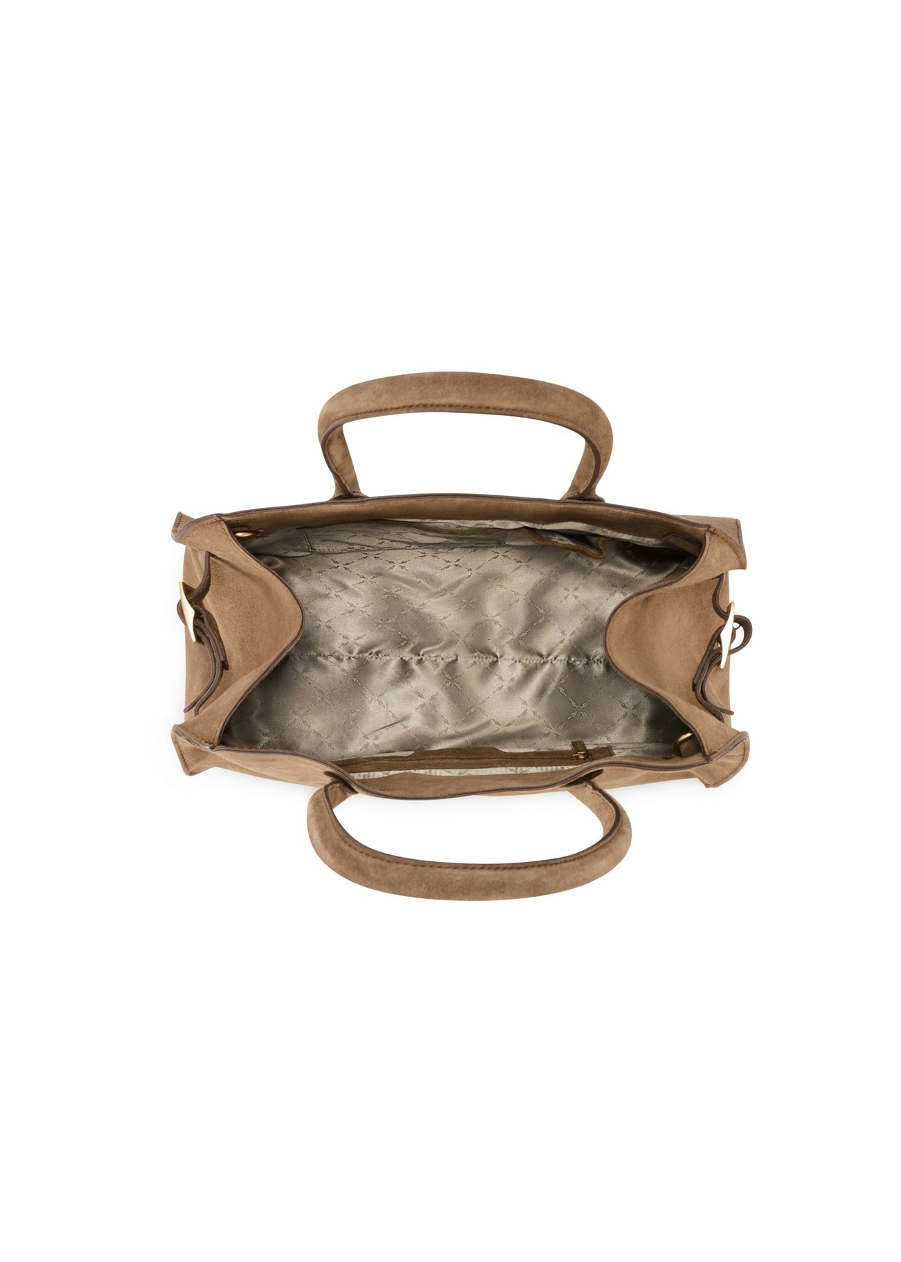 Béžová semišová kabelka TORES-1191-1B(W26)