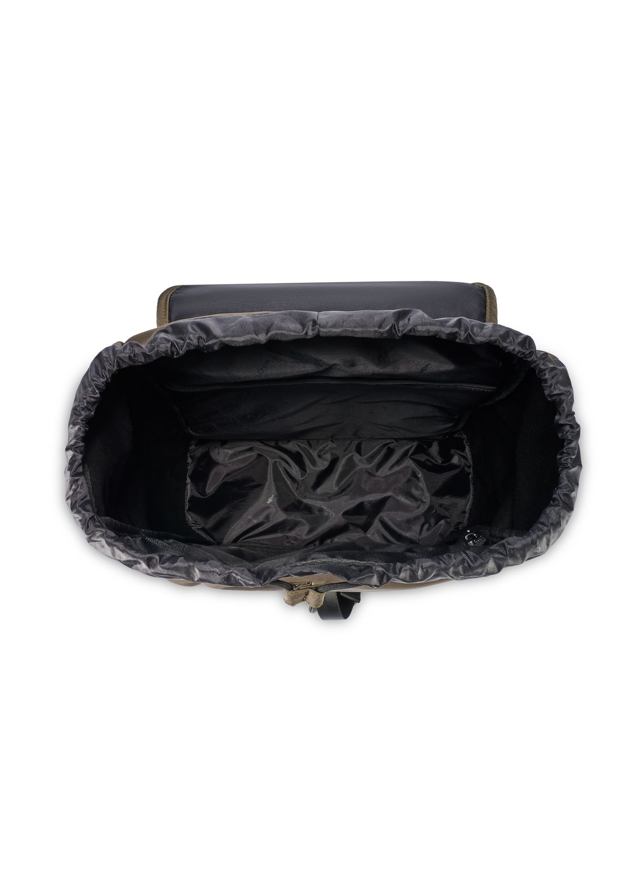 Pánsky khaki batoh TORMN-0415-8D(W26) - pohľad na produkt zhora, na bielom pozadí.