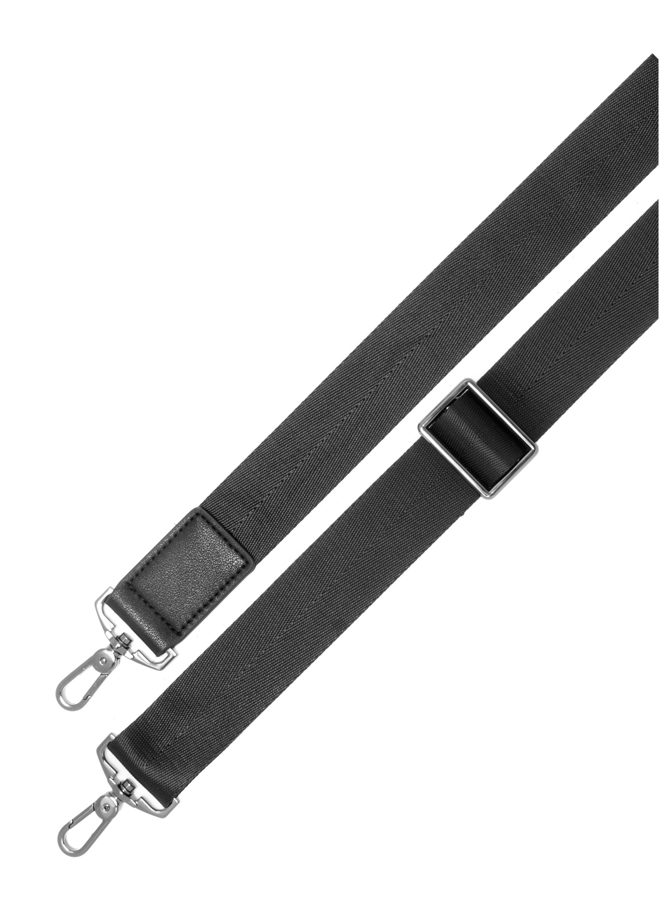 Čierna pánska kožená aktovka TORMS-0536-9I(Z26), pohľad na produkt s popruhom na bielom pozadí.
