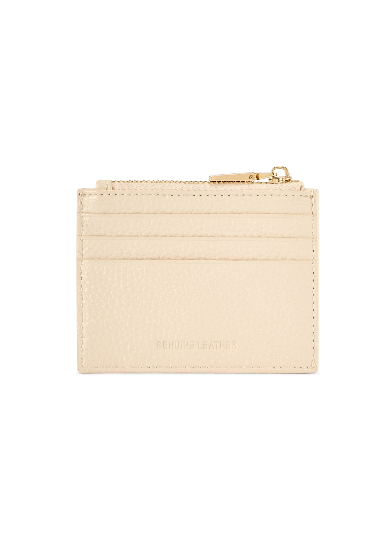 Kleine Damen-Ledergeldbörse PORES-0806R-0B(W26), Produktansicht von der Rückseite auf weißem Hintergrund.