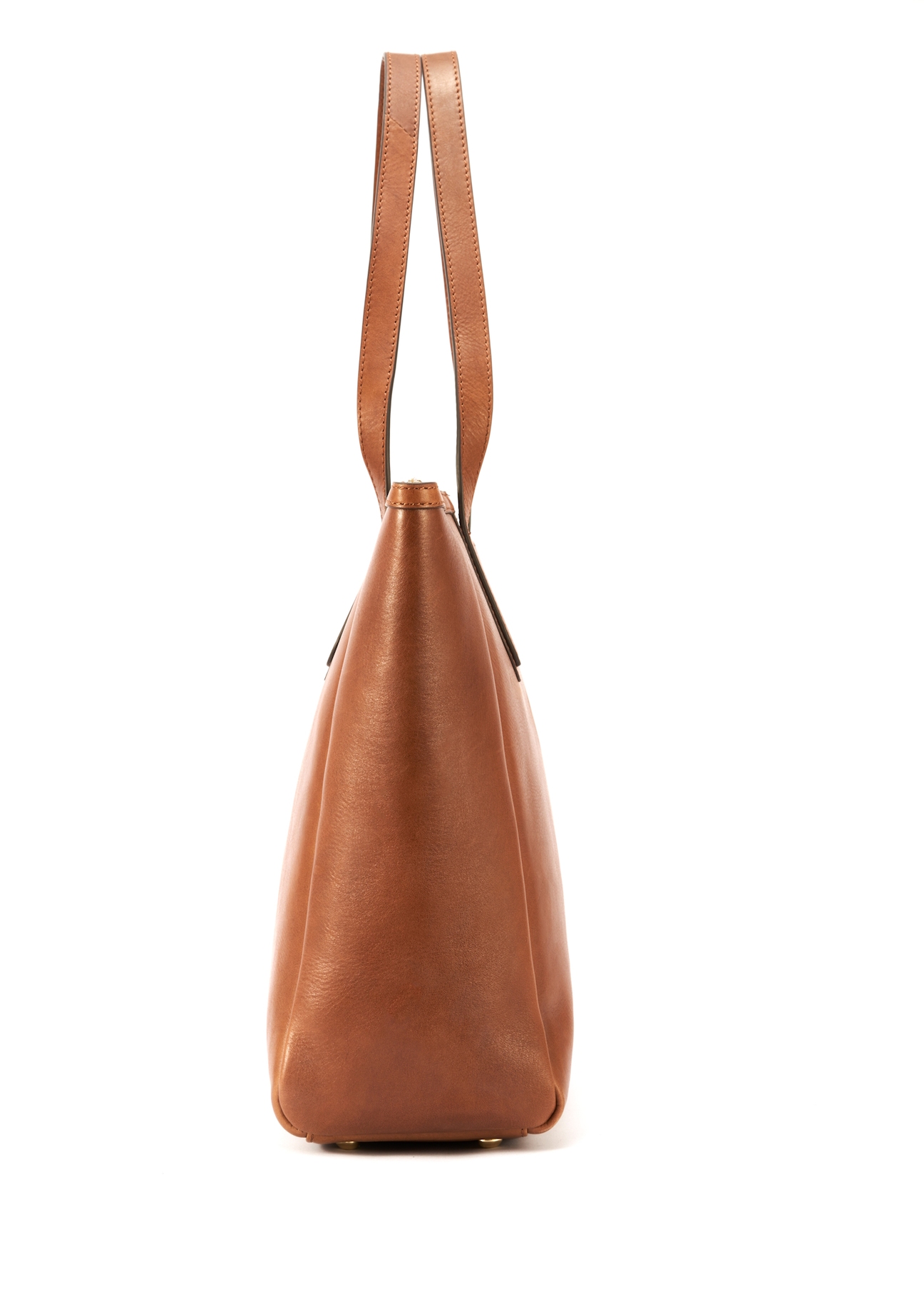 Hnedá kožená shopper kabelka TORES-1105-89 (W25)-03