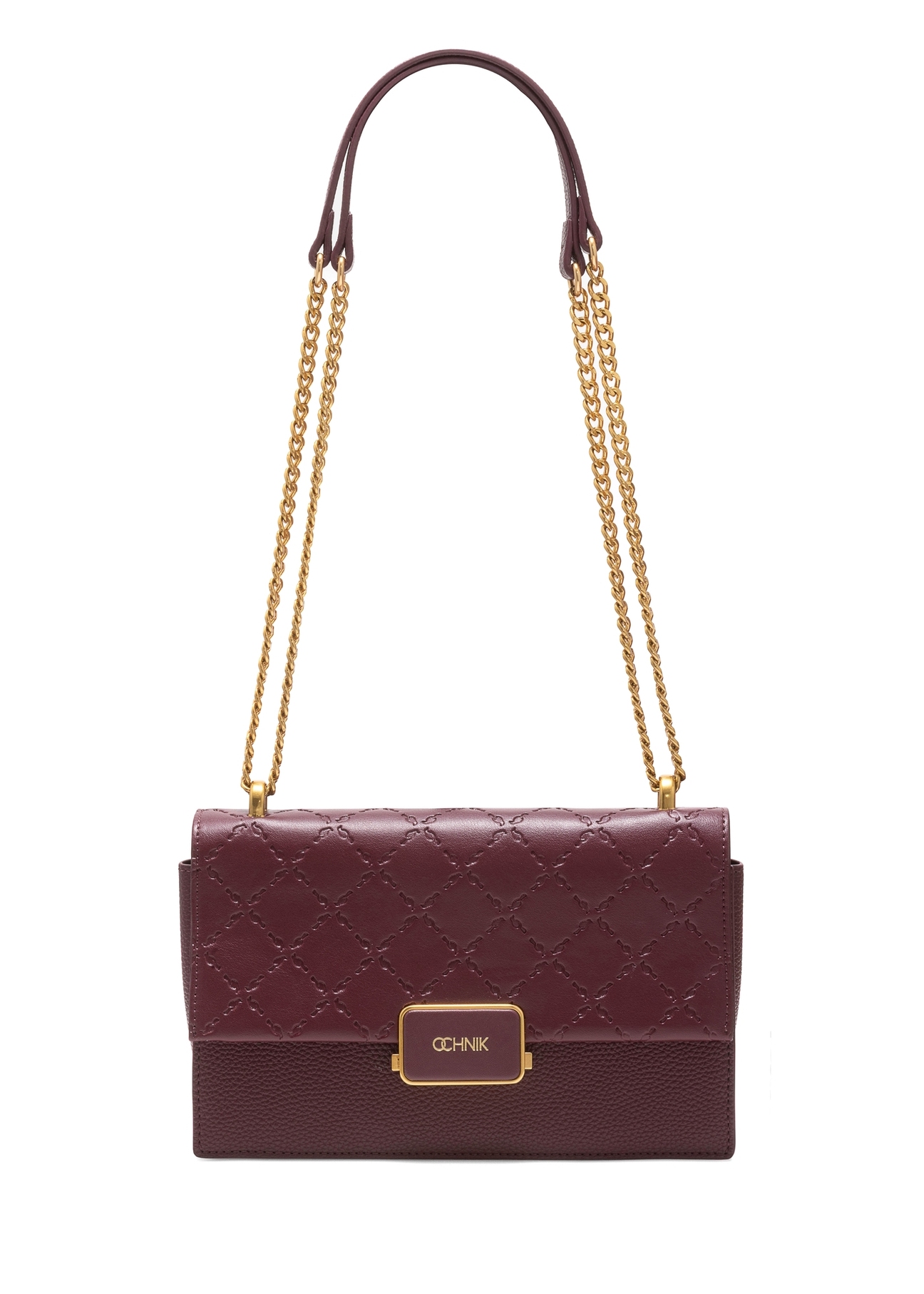 Bordová dámska crossbody kabelka TOREC-0984A-49(Z25)