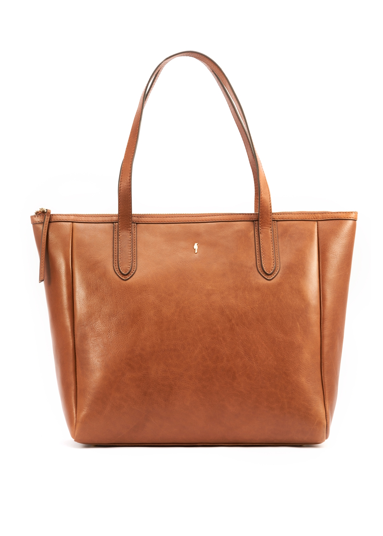 Hnedá kožená shopper kabelka TORES-1105-89 (W25)-01