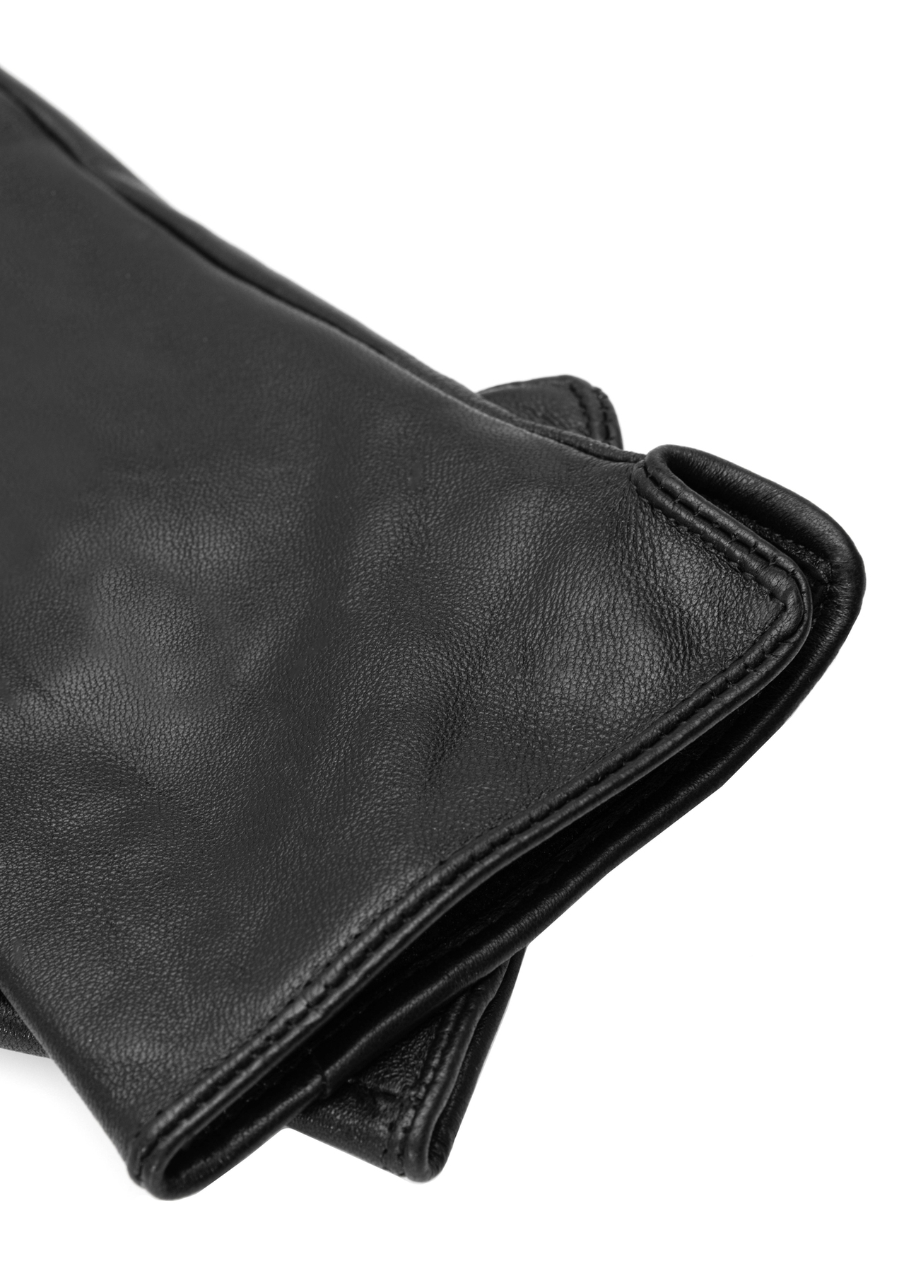 Dámske hnedé kožené rukavice REKDS-0001A-89(Z25), detail produktu, pohľad na bielom pozadí.