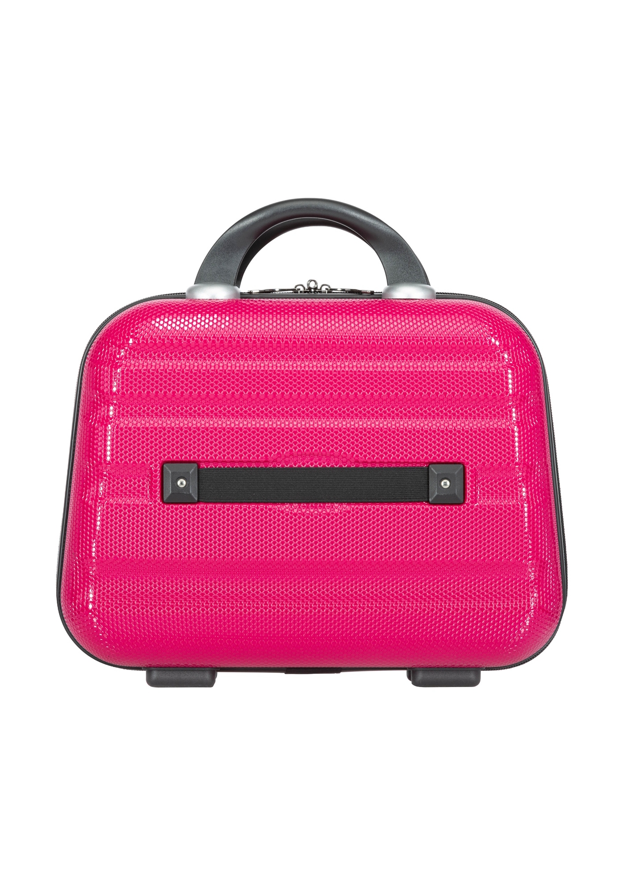 Kozmetická taška WALPC-0012-5E-14(W26), pohľad zozadu na výrobok na bielom pozadí.