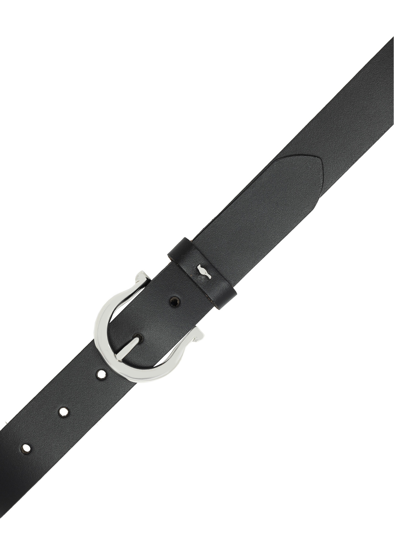 Čierny kožený dámsky opasok PASDS-0274-99(Z26)