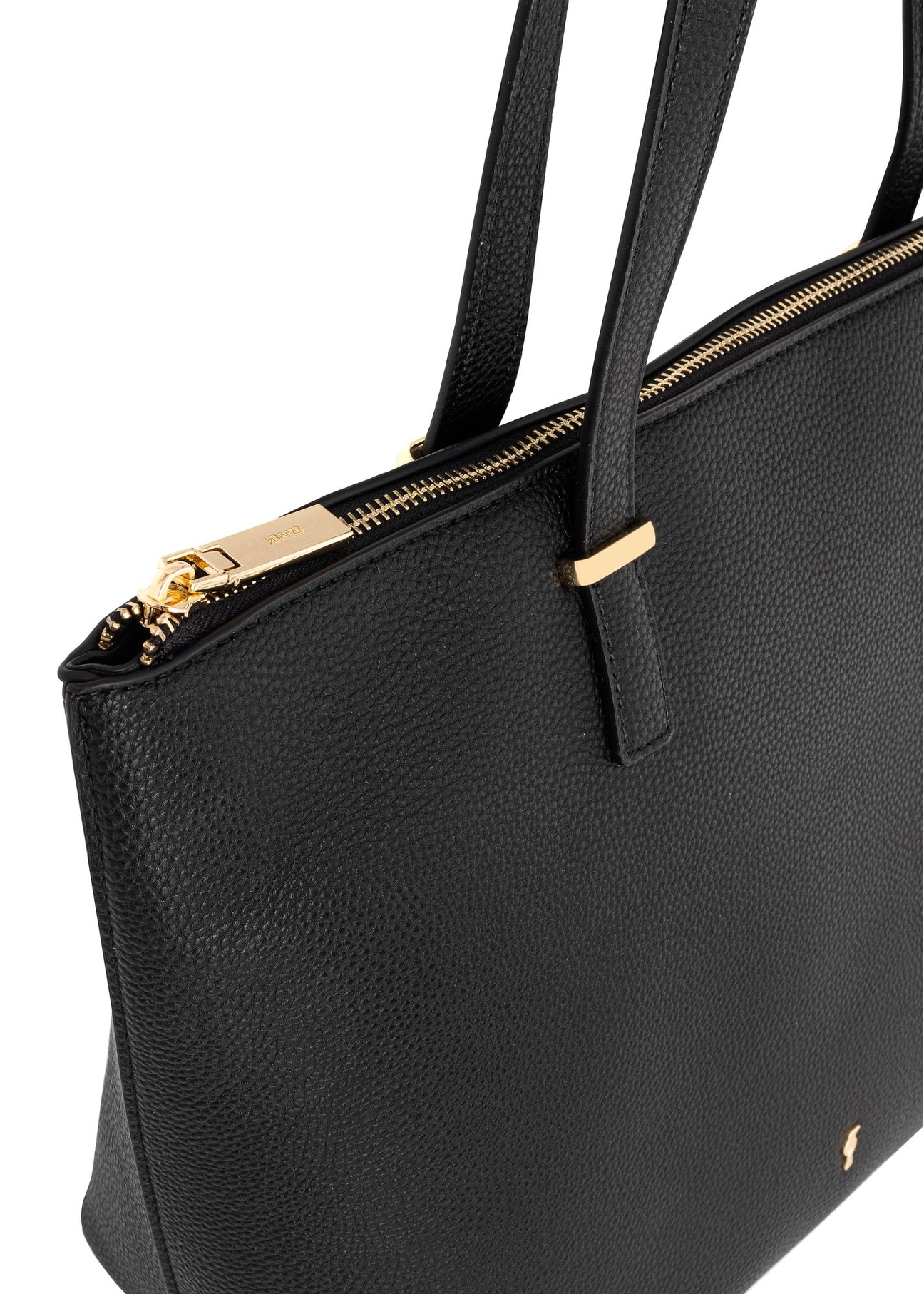 Čierna dámska shopper kabelka TOREC-0953A-99(Z25)
