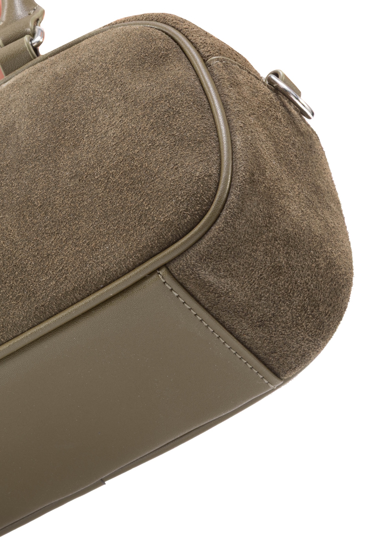Dámska khaki kabelka cez rameno TORES-1193-55 (Z25), detail produktu na bielom pozadí.