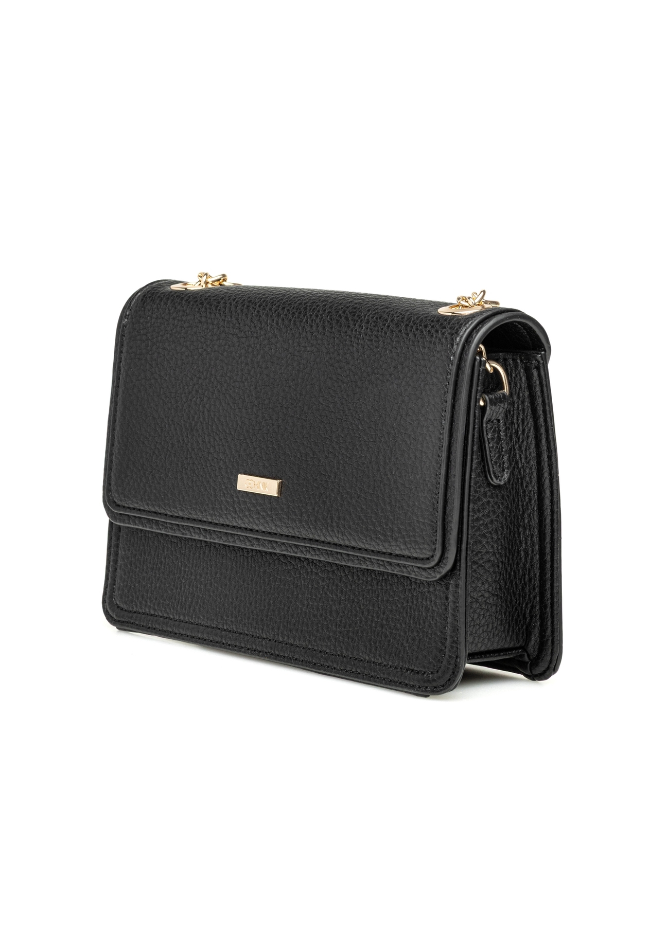 Malá, elegantná dámska kabelka TOREC-1015-99(W26), diagonálny pohľad na produkt na bielom pozadí.