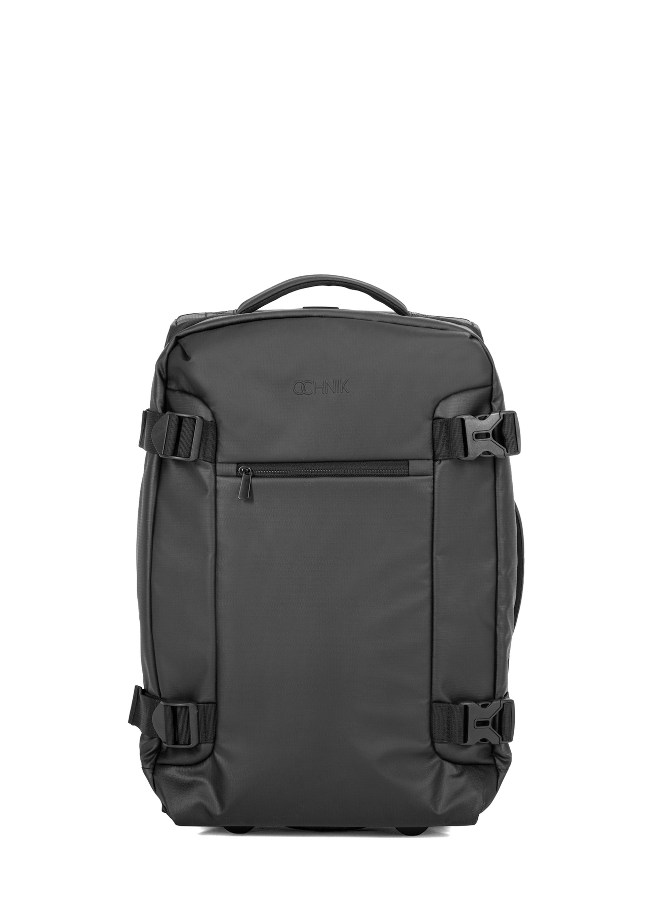 Malý kufor na kolieskach WALNY-0047-99-19(W26) - pohľad spredu na produkt, na bielom pozadí.