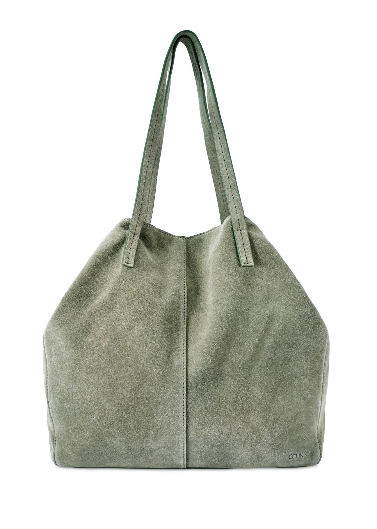 Dámska kožená kabelka TORES-1252-8F(W26) - pohľad spredu na produkt, na bielom pozadí.