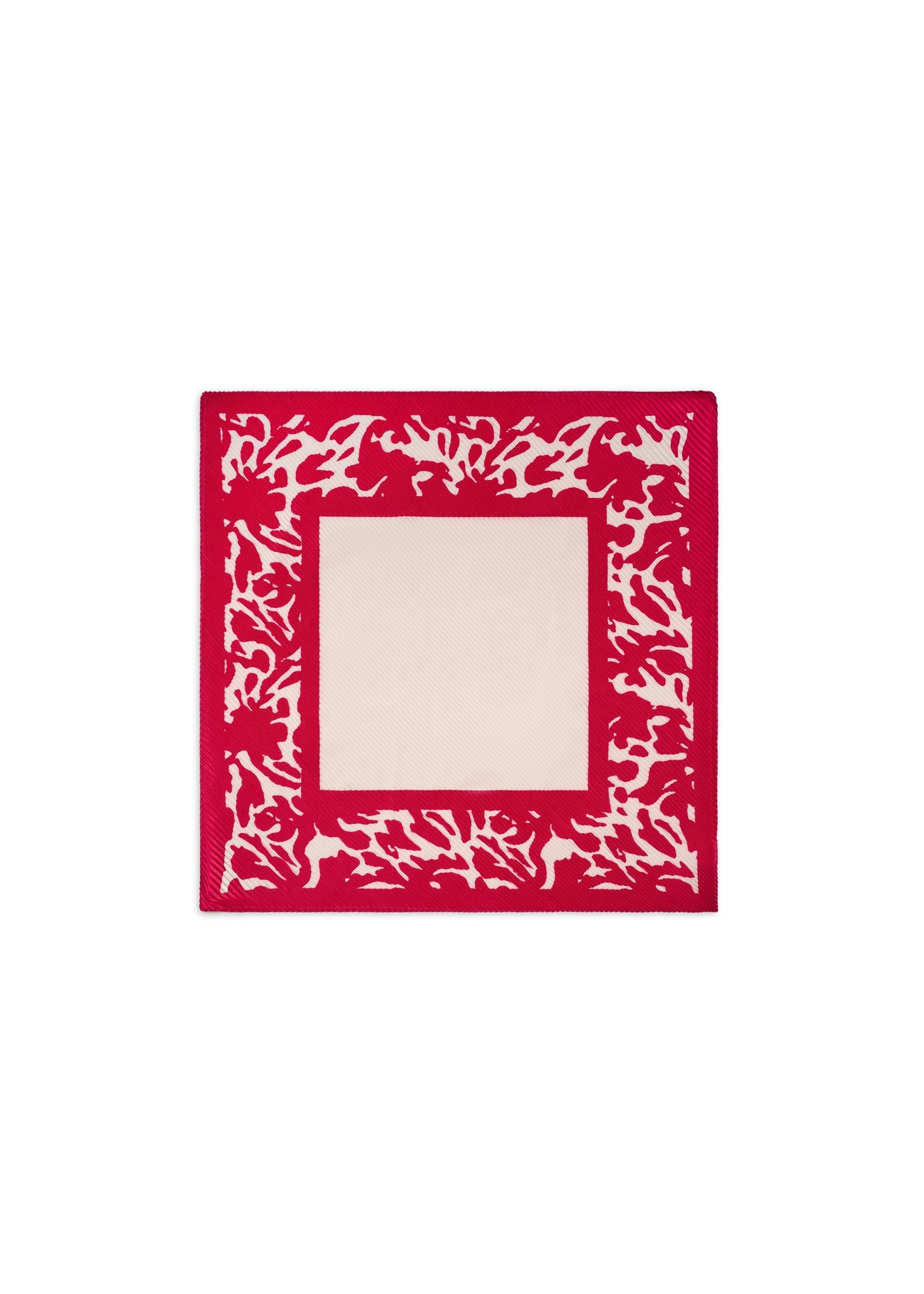 Dámska rúžová šatka so vzorom SZADT-0172-5P(W26)