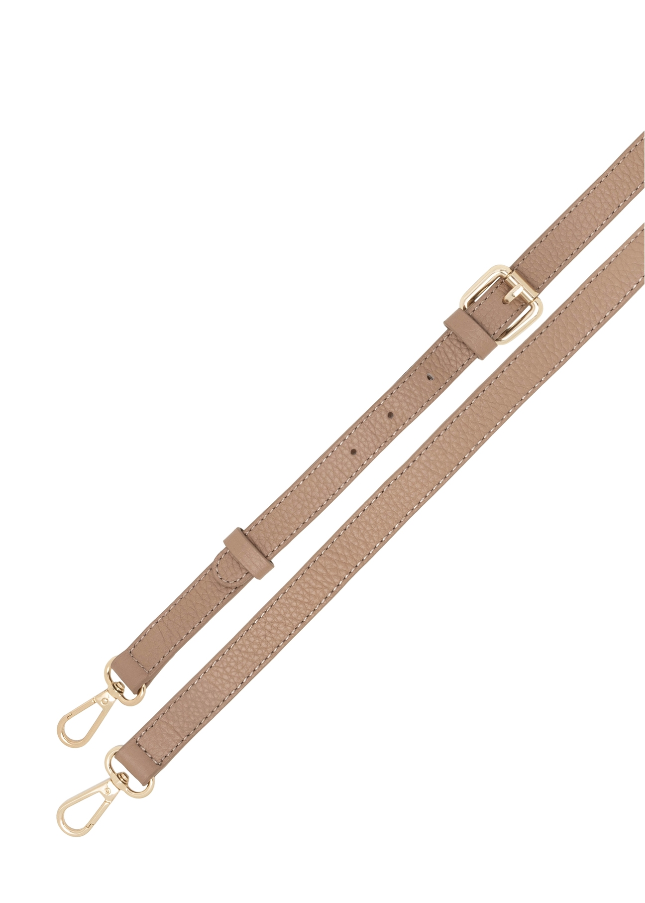 Dámska ružová taška cez rameno TORES-1282-5D(W26) - pruhovaný vzhľad, na bielom podklade.