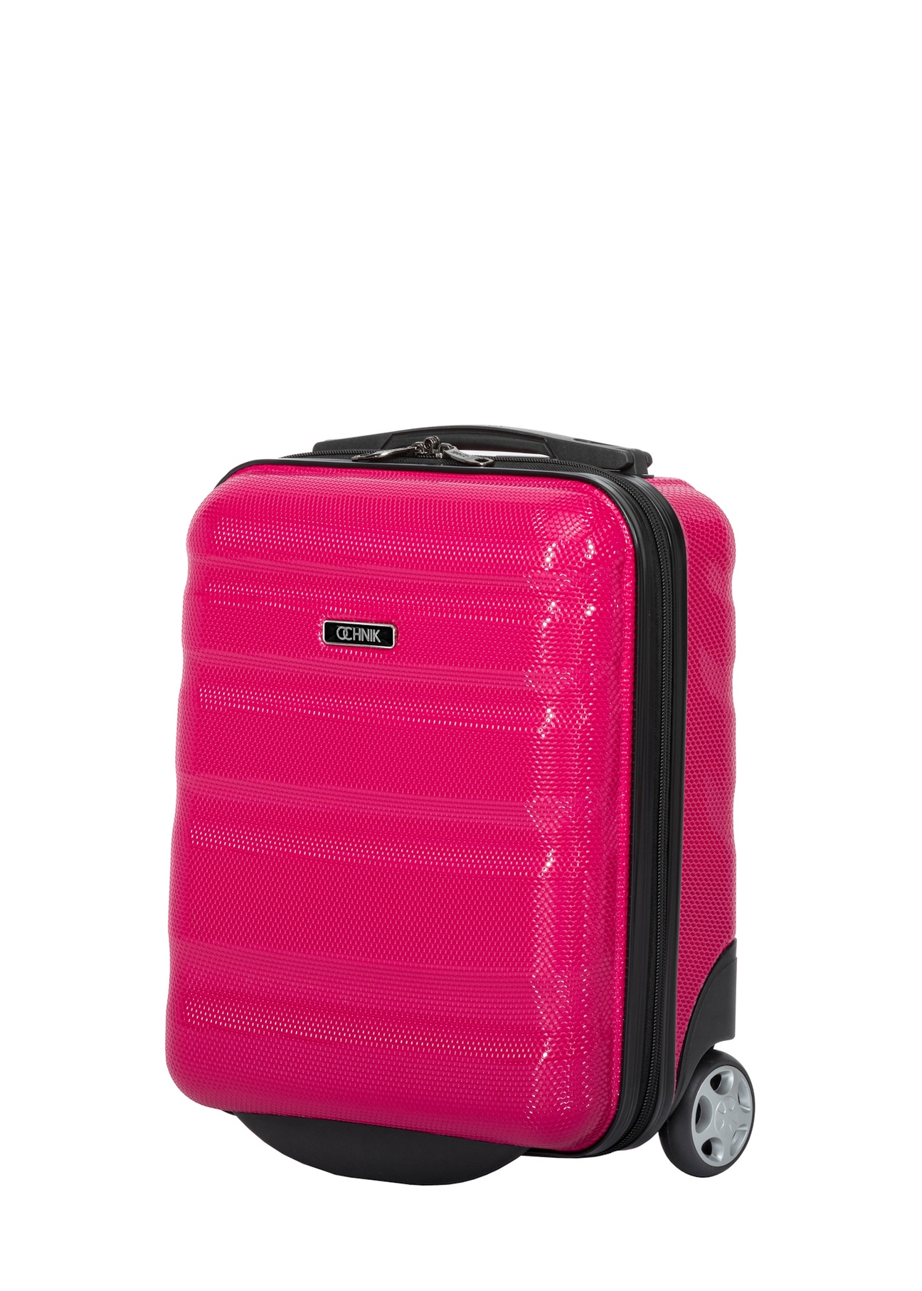 Príručný kufor na kolieskach WALPC-0012-5E-16(W26), diagonálny pohľad na produkt na bielom pozadí.