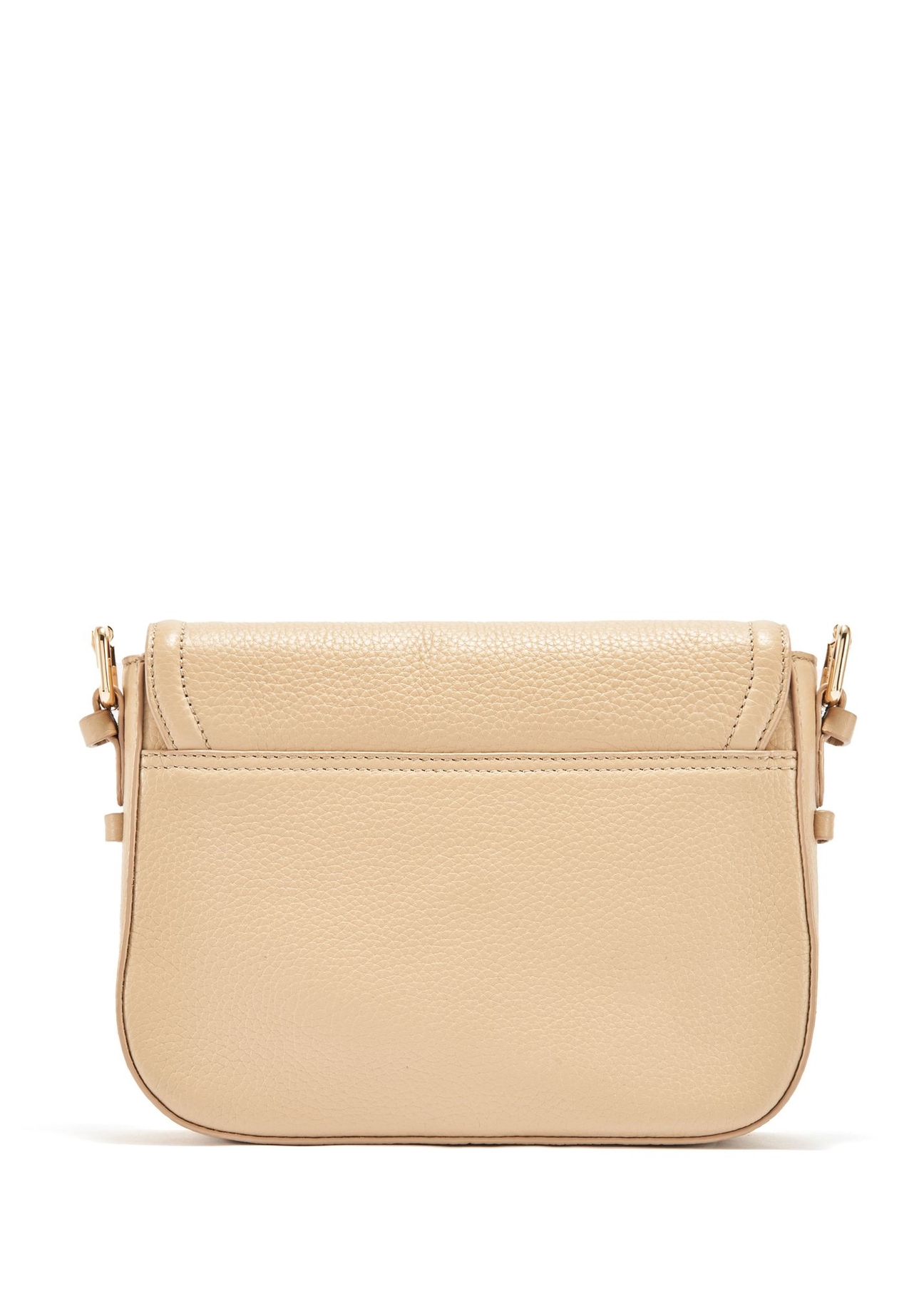 Béžová kožená dámska crossbody kabelka TORES-0985C-80(W25)-03
