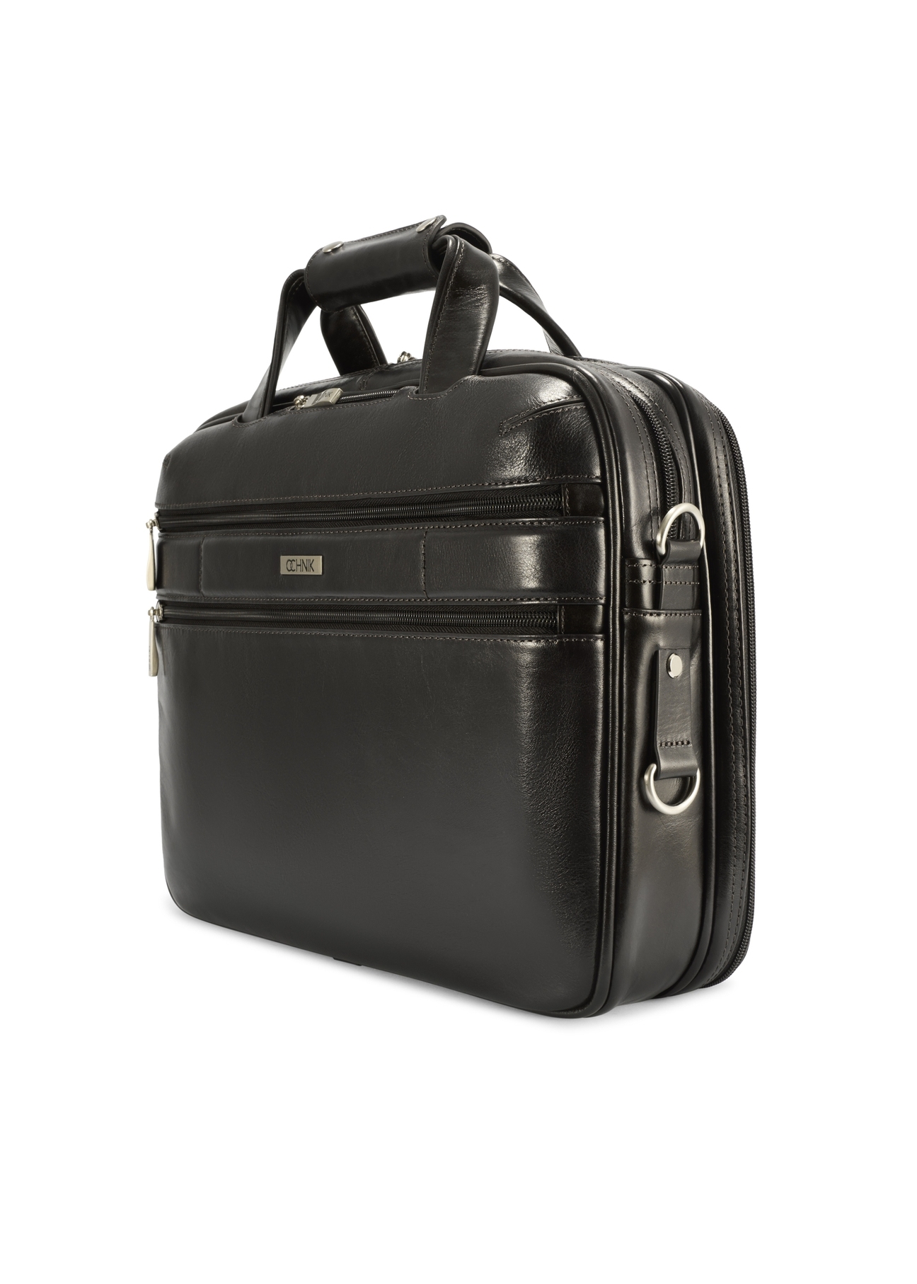 Čierna kožená pánska taška TORMS-0483-89(Z25)