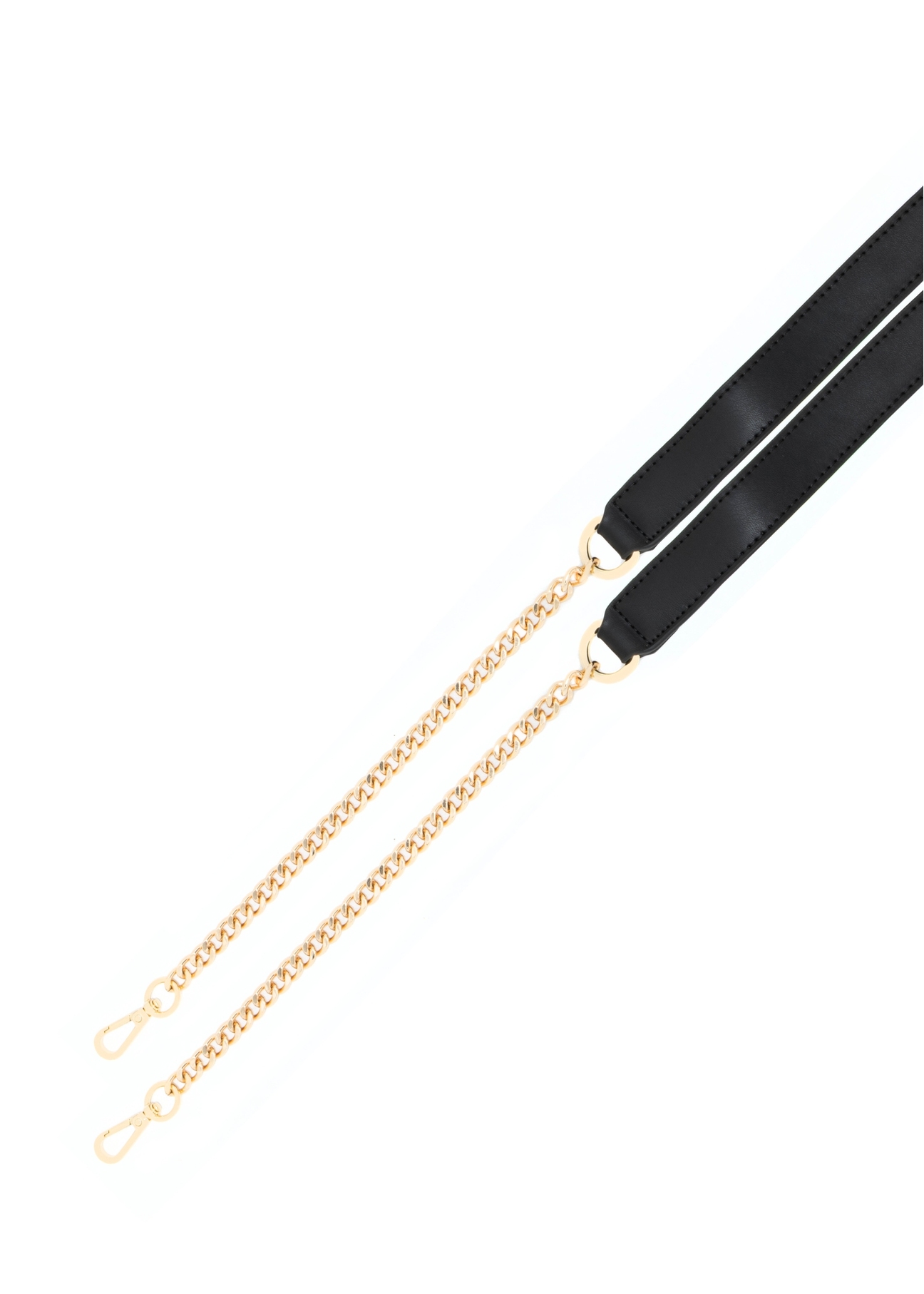 Čierna dámska kabelka s monogramom TOREC-0536-9P(Z26)