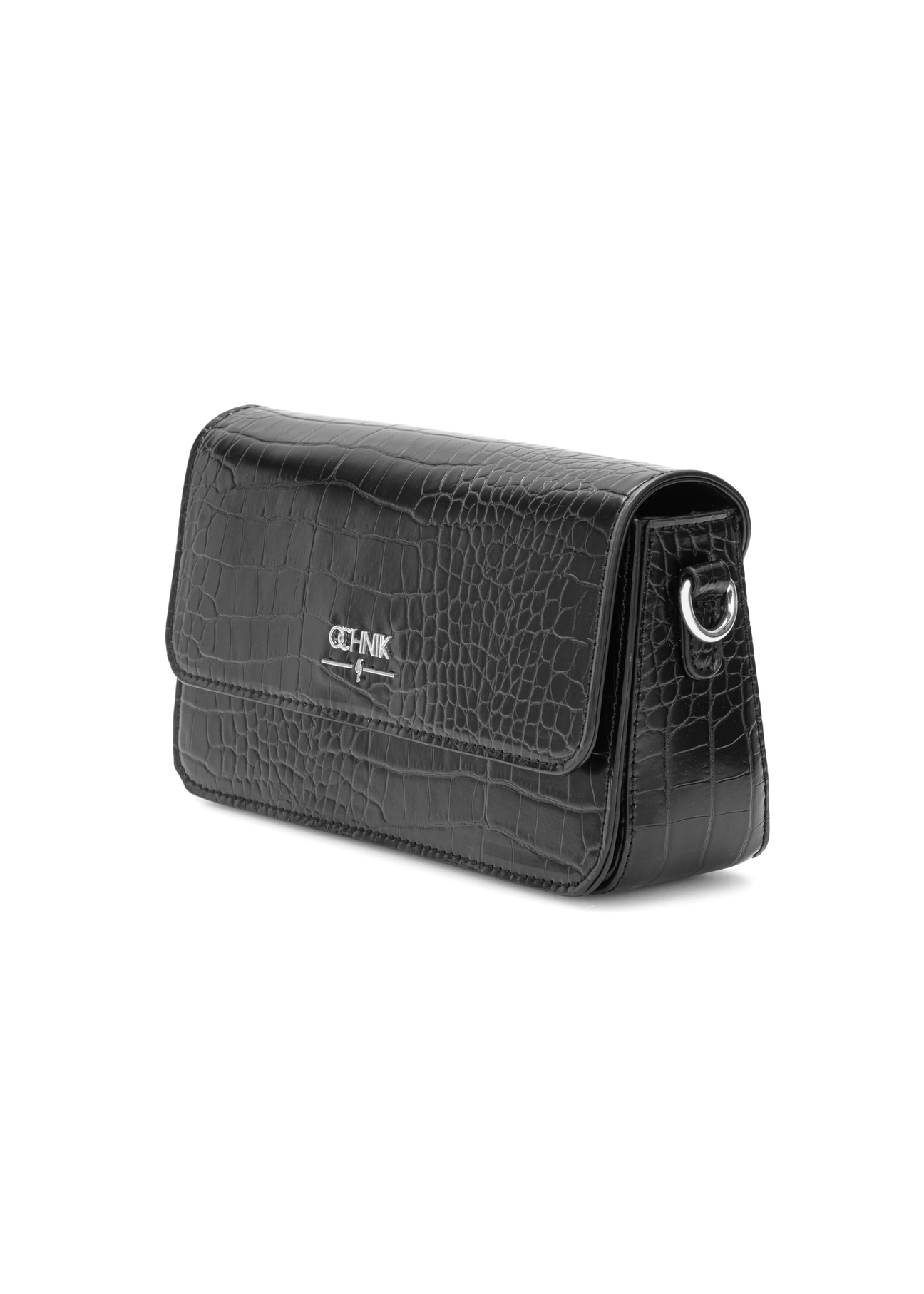 Malá dámska kožená kabelka croco TOREC-1171-9G(W26)