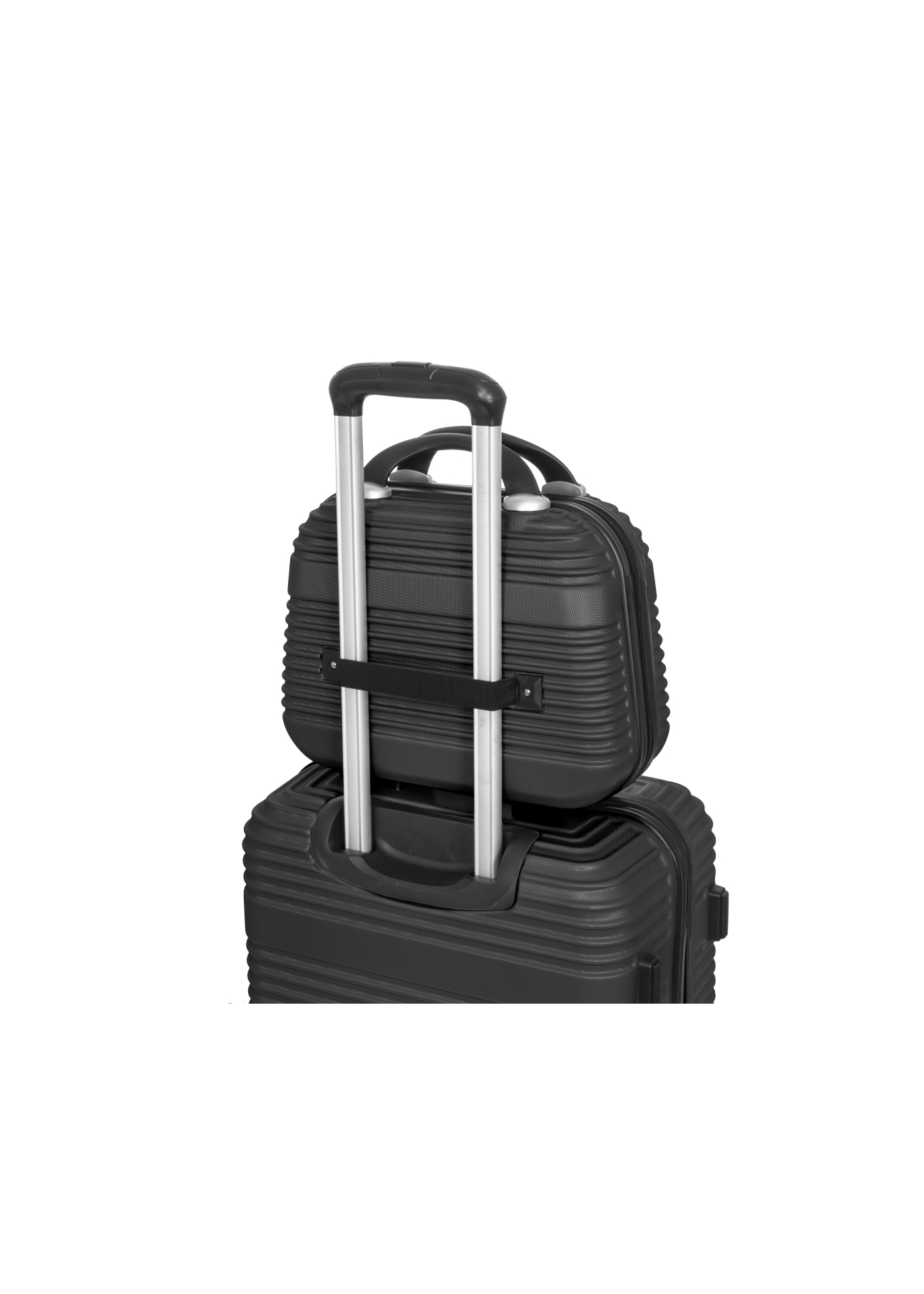 Komplet walizek na kółkach i kosmetyczka 14"/19''/24''/28'' WALAB-0040-99(W23)-06