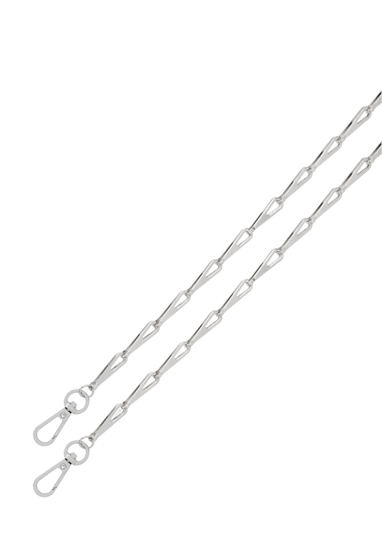 Strieborná dámska kabelka s flitrami TOREC-1085-91(Z25), pohľad na produktový reťazec na bielom pozadí.