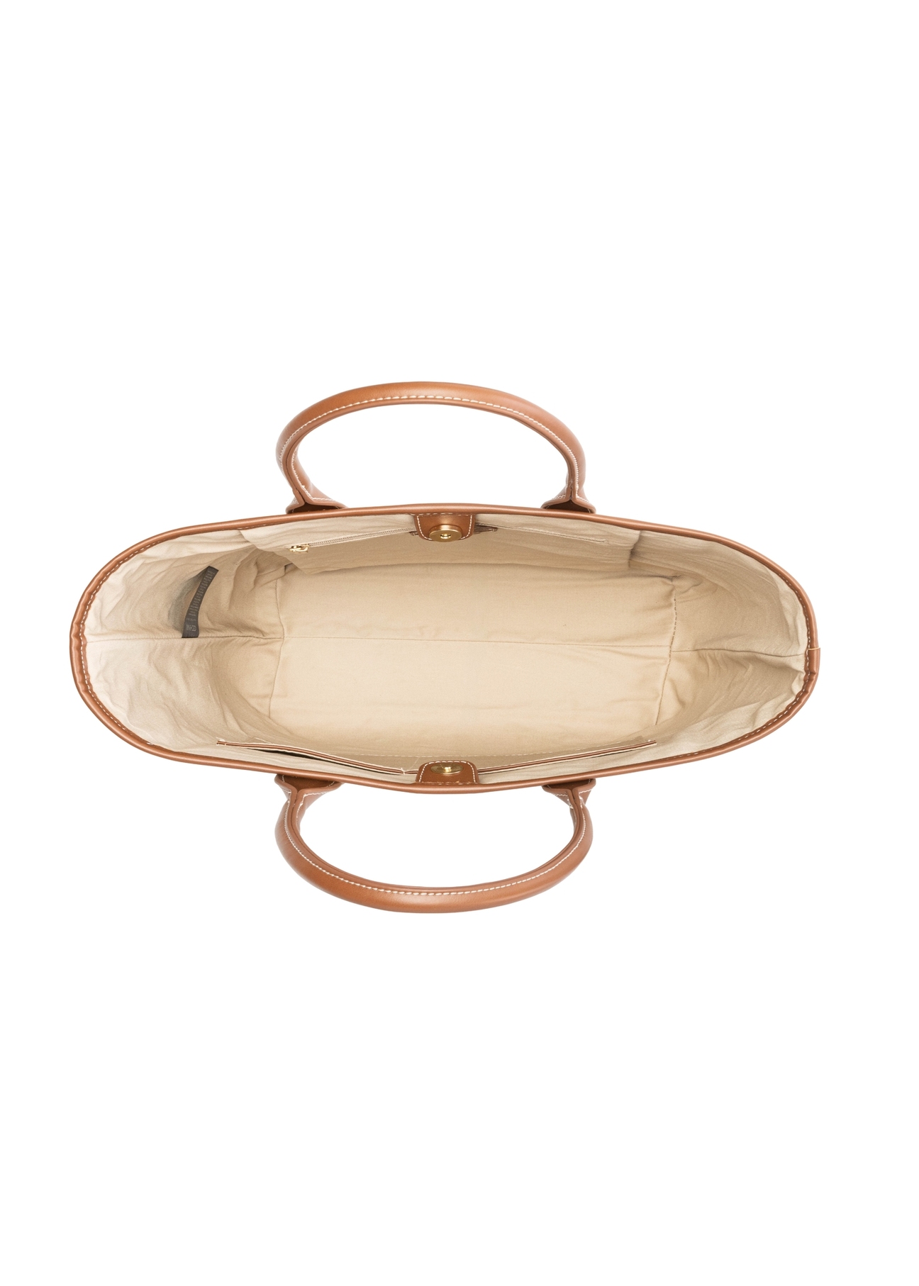 Veľká dámska slamená kabelka TOREC-1229-1E(W26), pohľad na produkt zhora, na bielom pozadí.