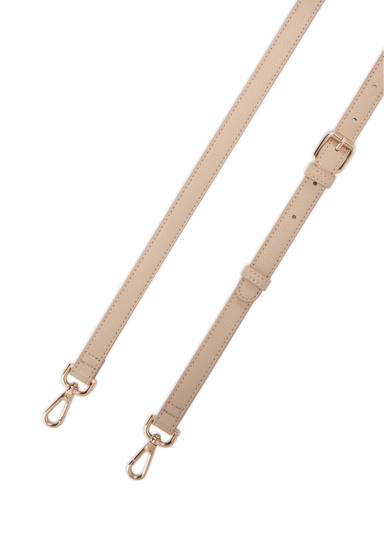 Dámska krémová taška cez rameno TOREC-1120-0P(W26), detailný pohľad na produkt na bielom pozadí.