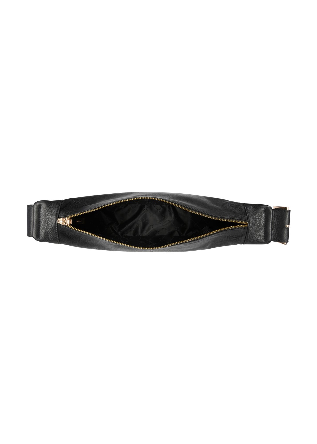 Čierna kožená kabelka cez rameno TORES-1317-99(Z26)