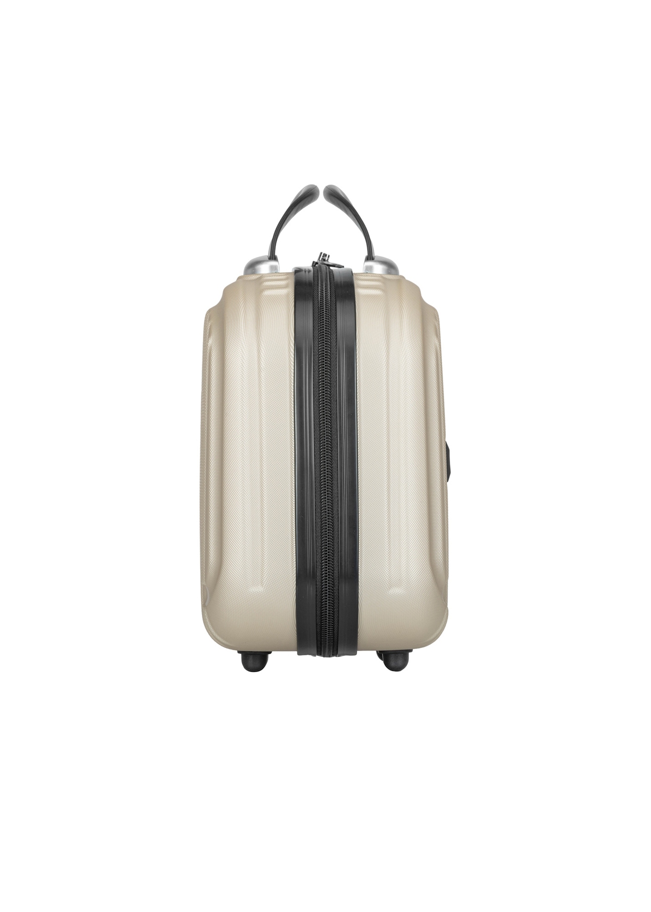 Kozmetická taška WALAB-0053-0X-14(W26), bočný pohľad na produkt na bielom pozadí.