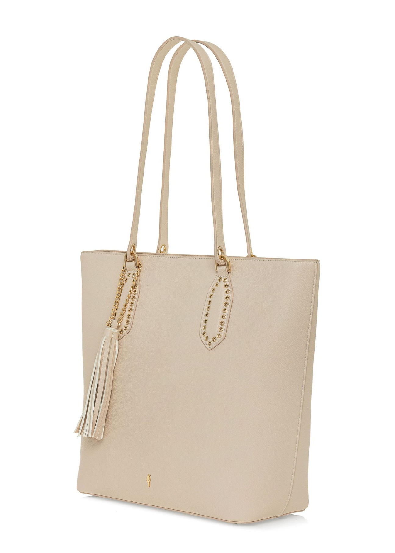 Krémová dámska shopper taška TOREC-0905A-12(W25)-02