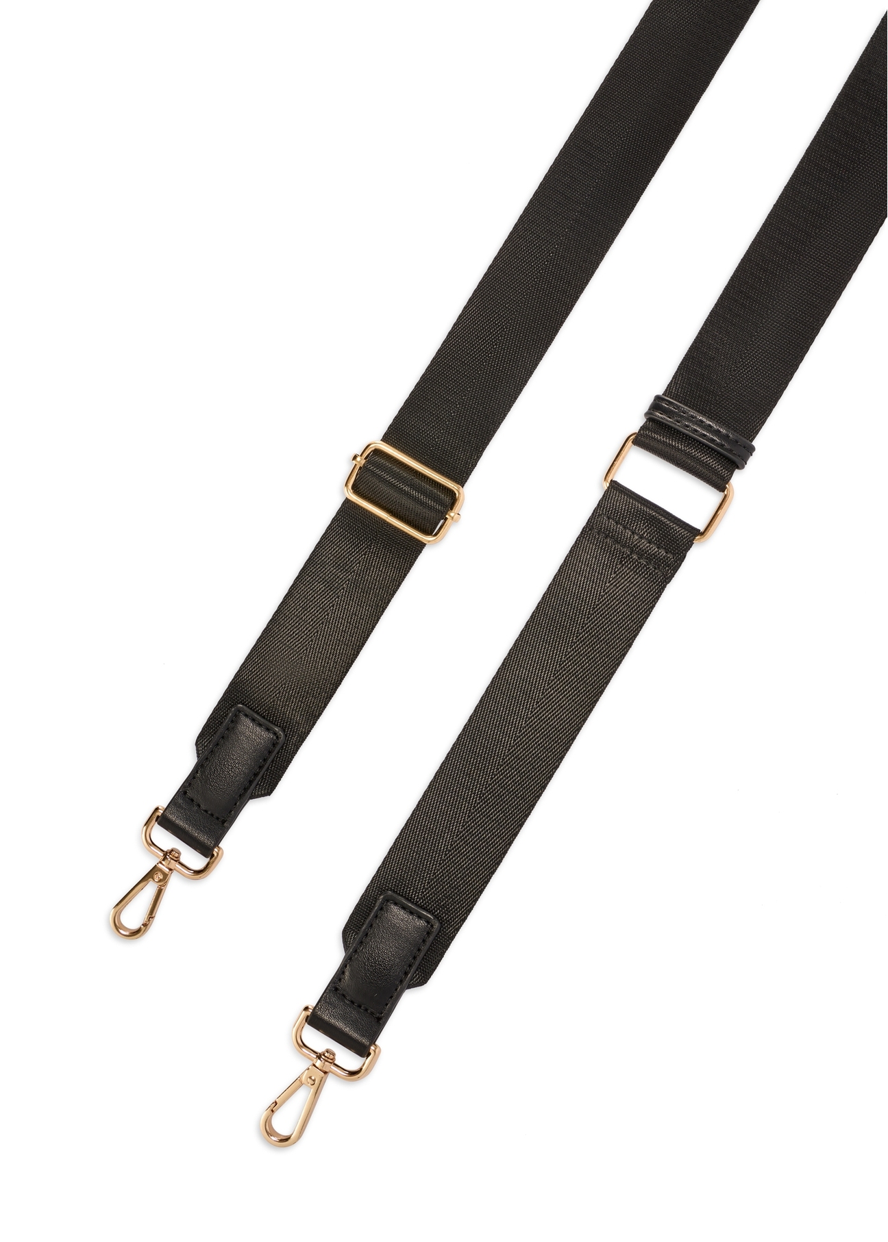 Veľká čierna dámska kabelka TOREN-0345-99(W26) - pruhovaný vzhľad, na bielom podklade.