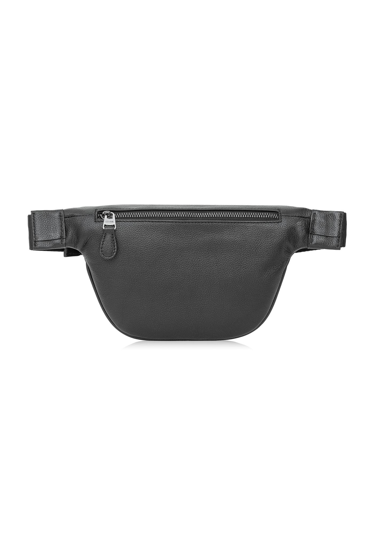 Čierna kožená pánska kabelka do pása TORMS-0280R-99(W25)-03