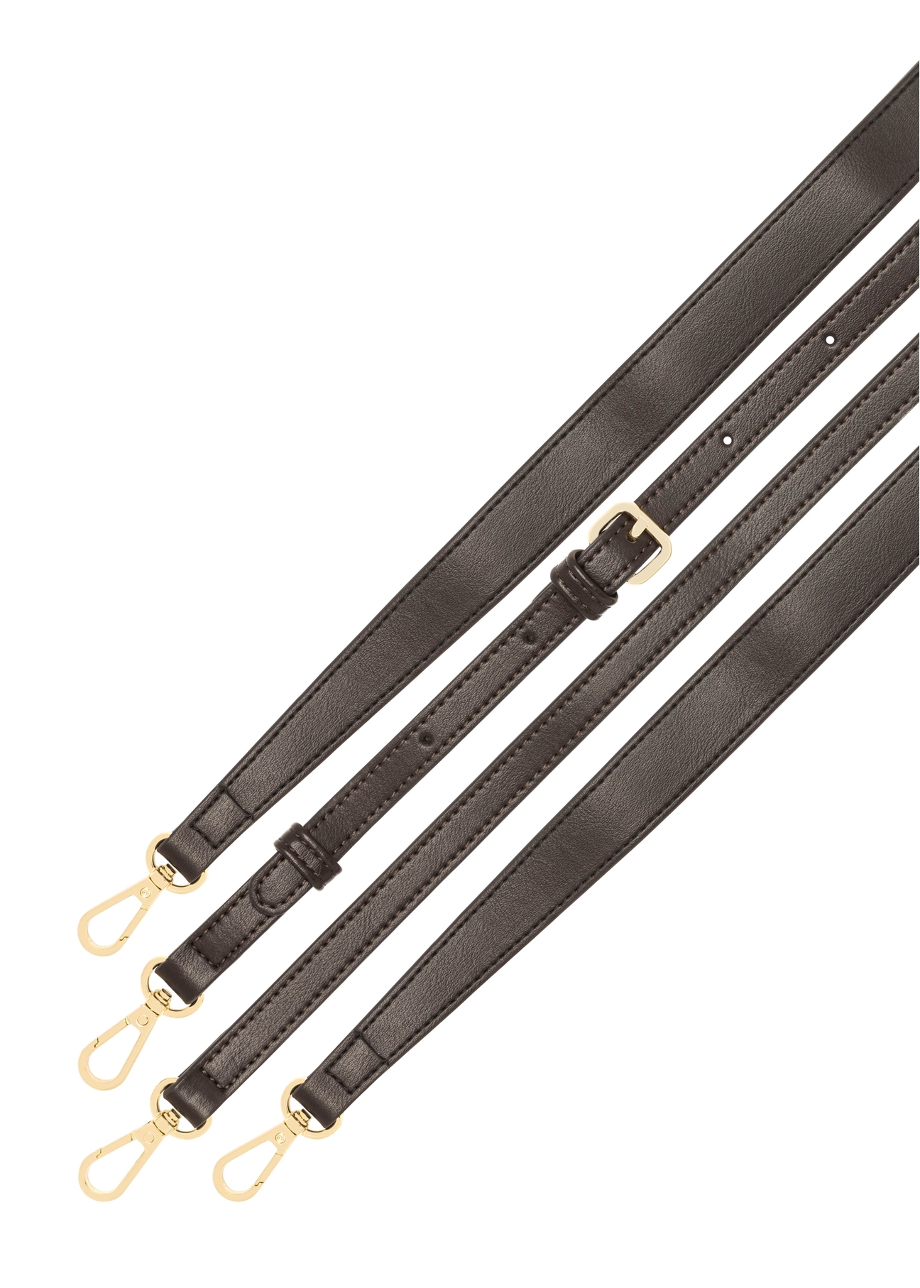 Hnedá dámska kabelka z imitácie kože TOREC-1081-1H(W26), detailný pohľad na produkt na bielom podklade.